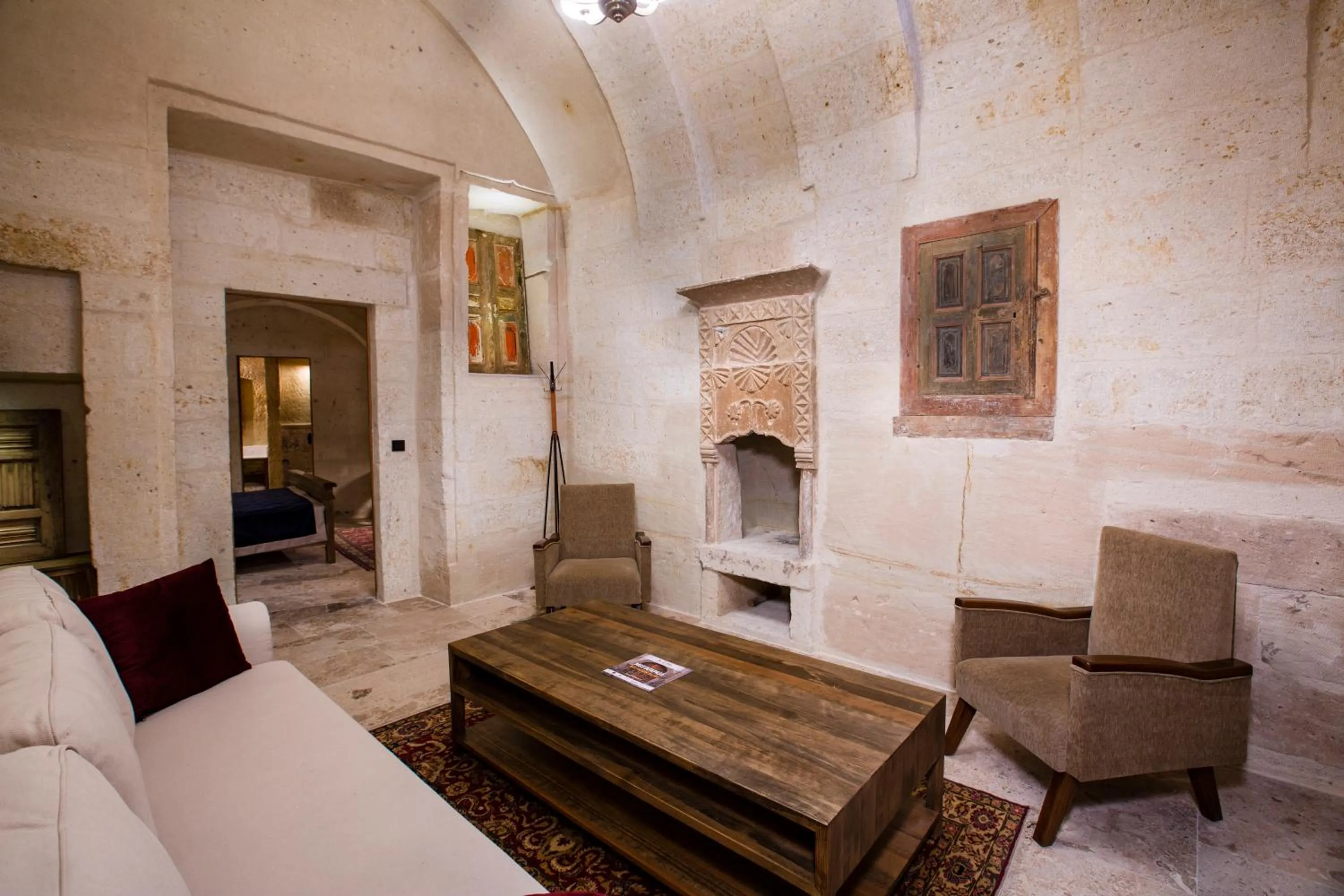 Living room in Sinasos Evleri