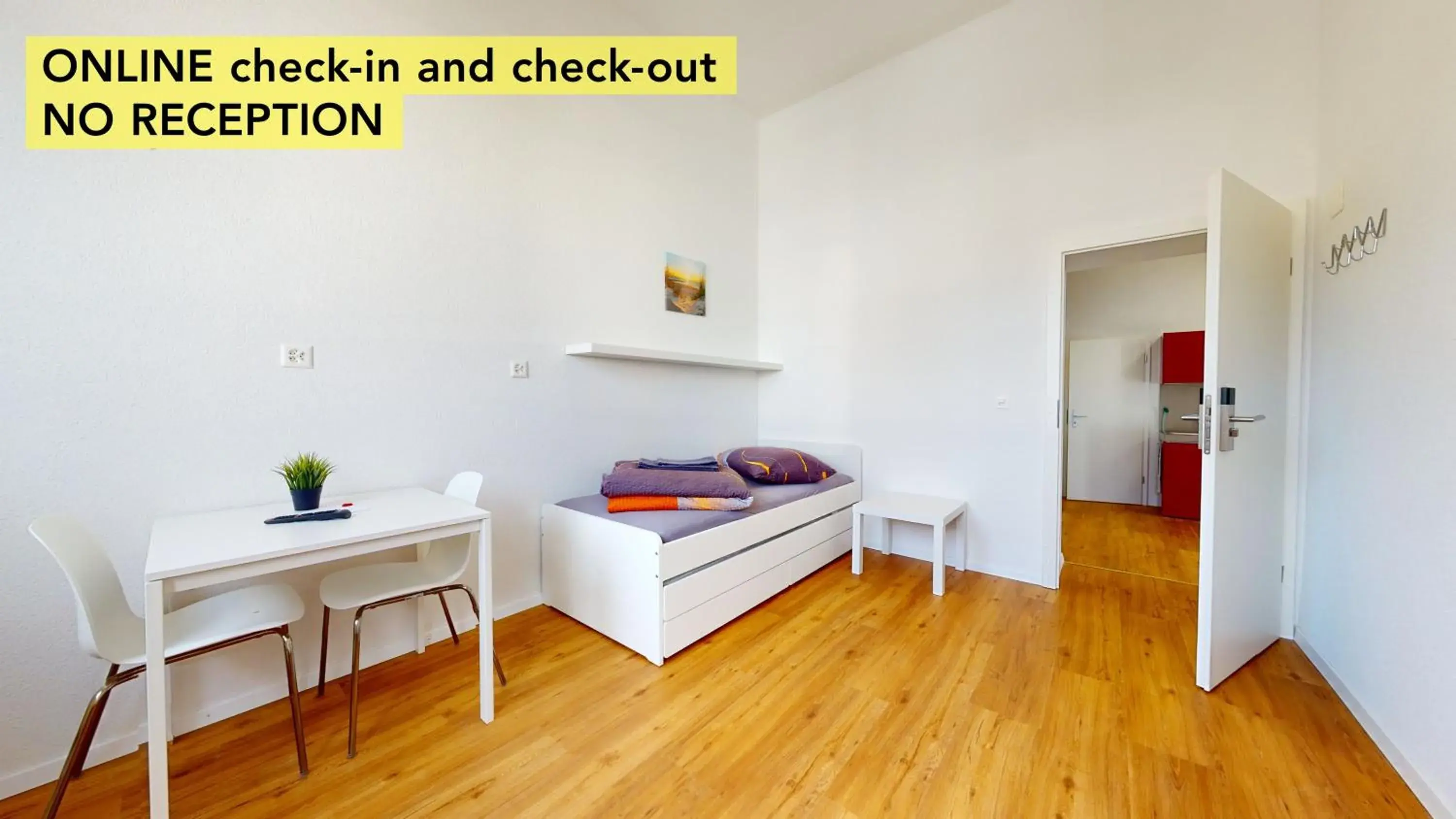 Economy Single Room with Shared Bathroom in Anstatthotel Affoltern am Albis - self-check-in Economy Single Room with Shared Bathroom in Anstatthotel Affoltern am Albis - self-check-in