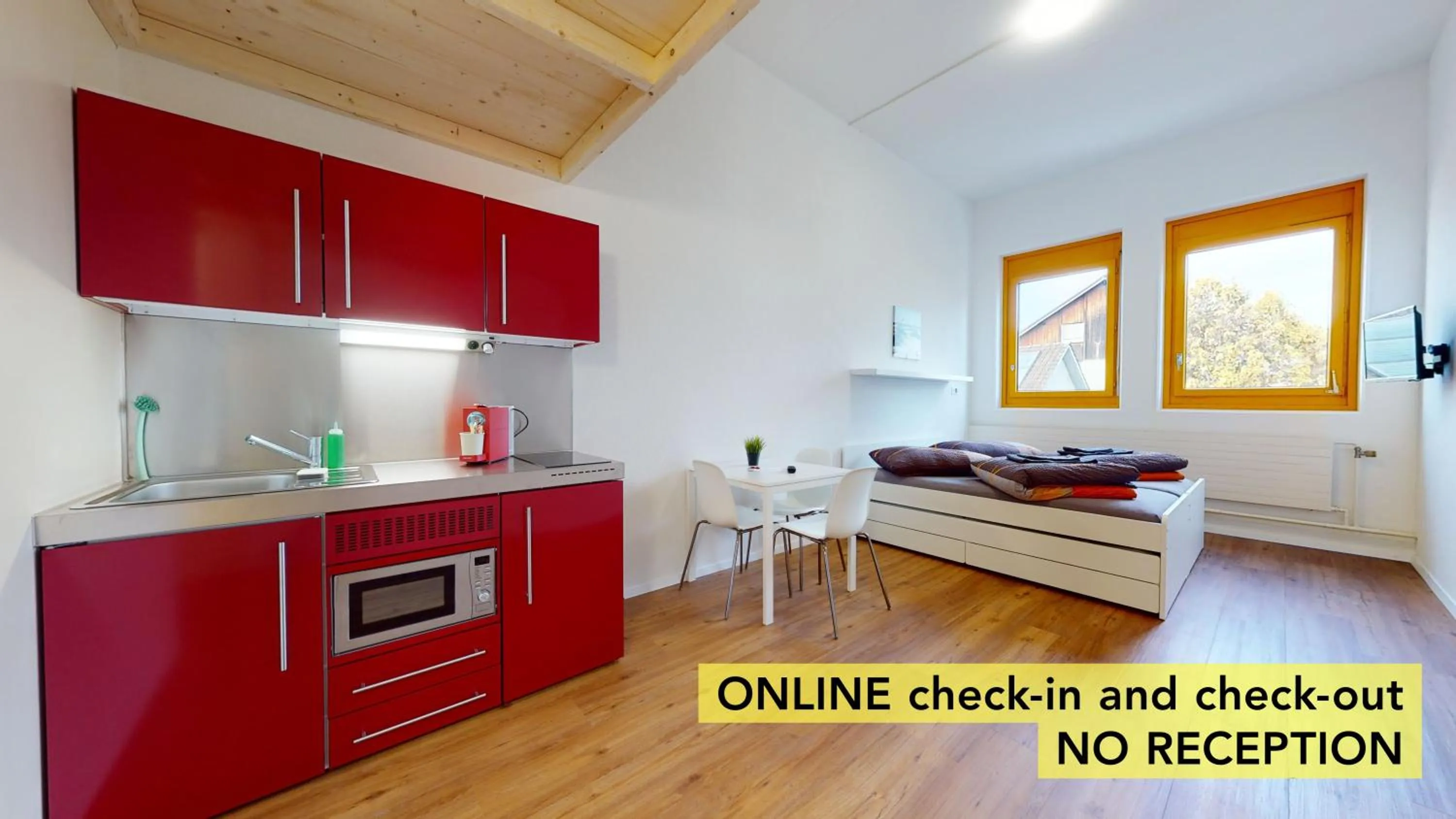 Bed in Anstatthotel Affoltern am Albis - self-check-in