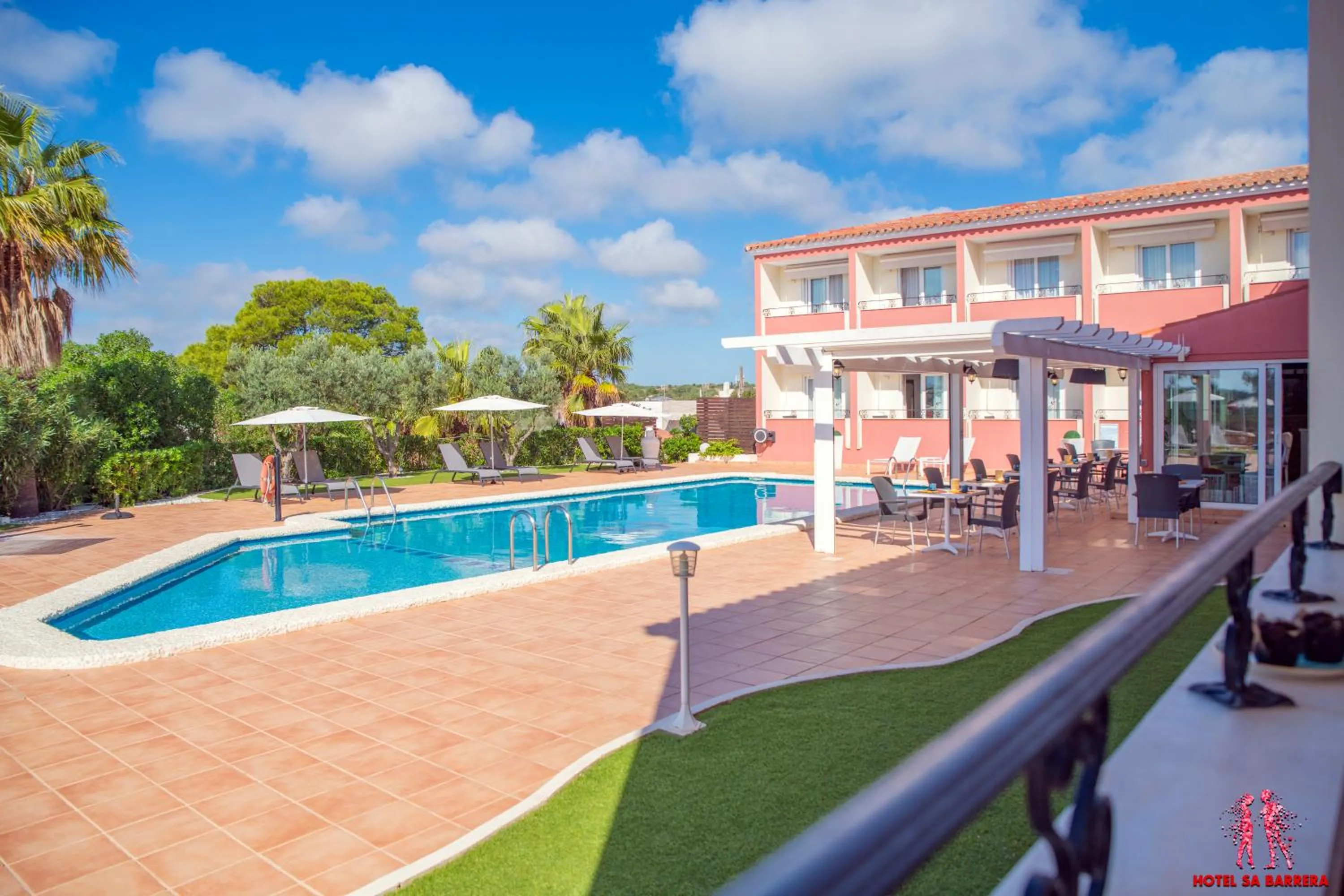 Pool view in Hotel Sa Barrera - Adults Only