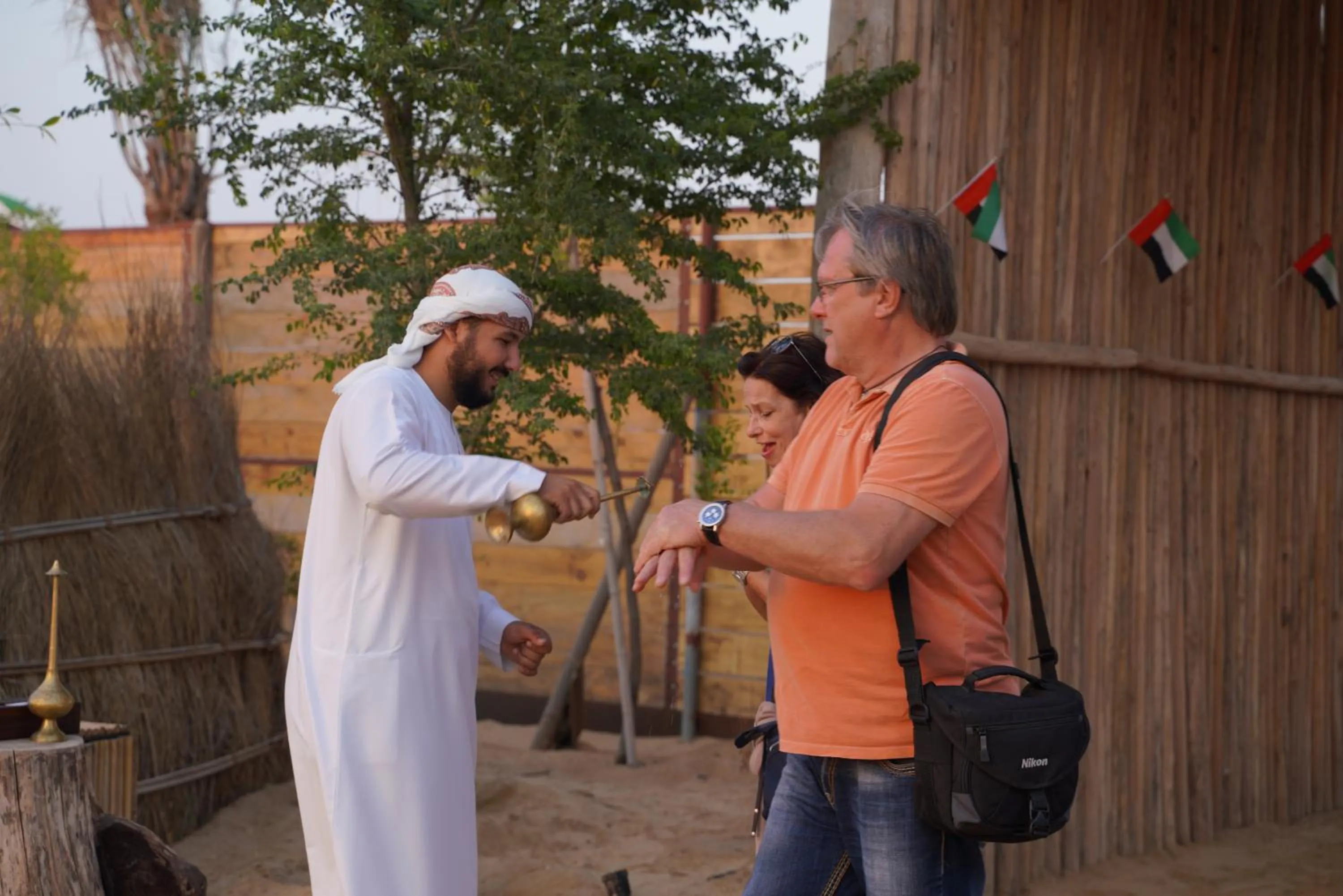 People in Al Khayma Camp "Elite Glamping & Dining in Experience"