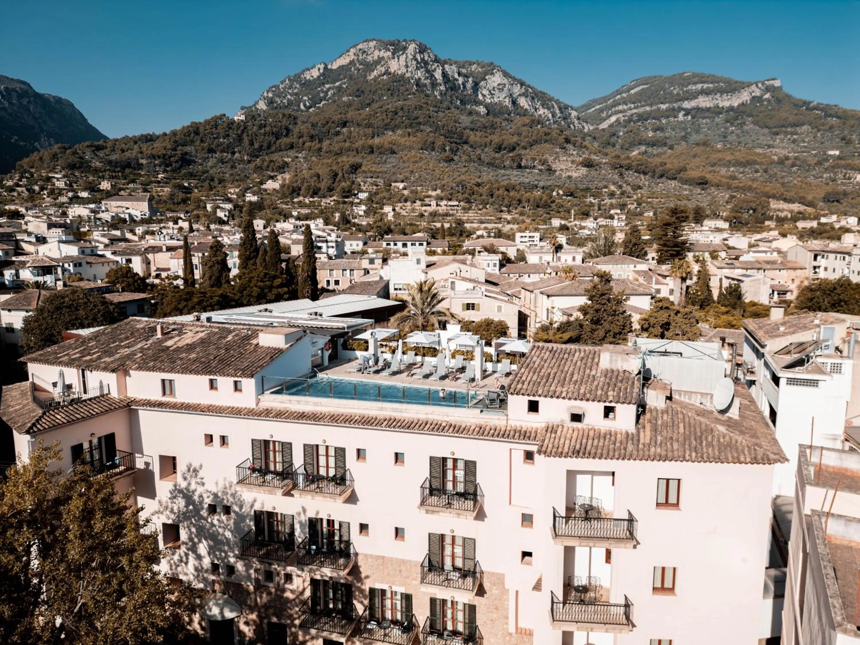 Bird's eye view in Gran Hotel Soller