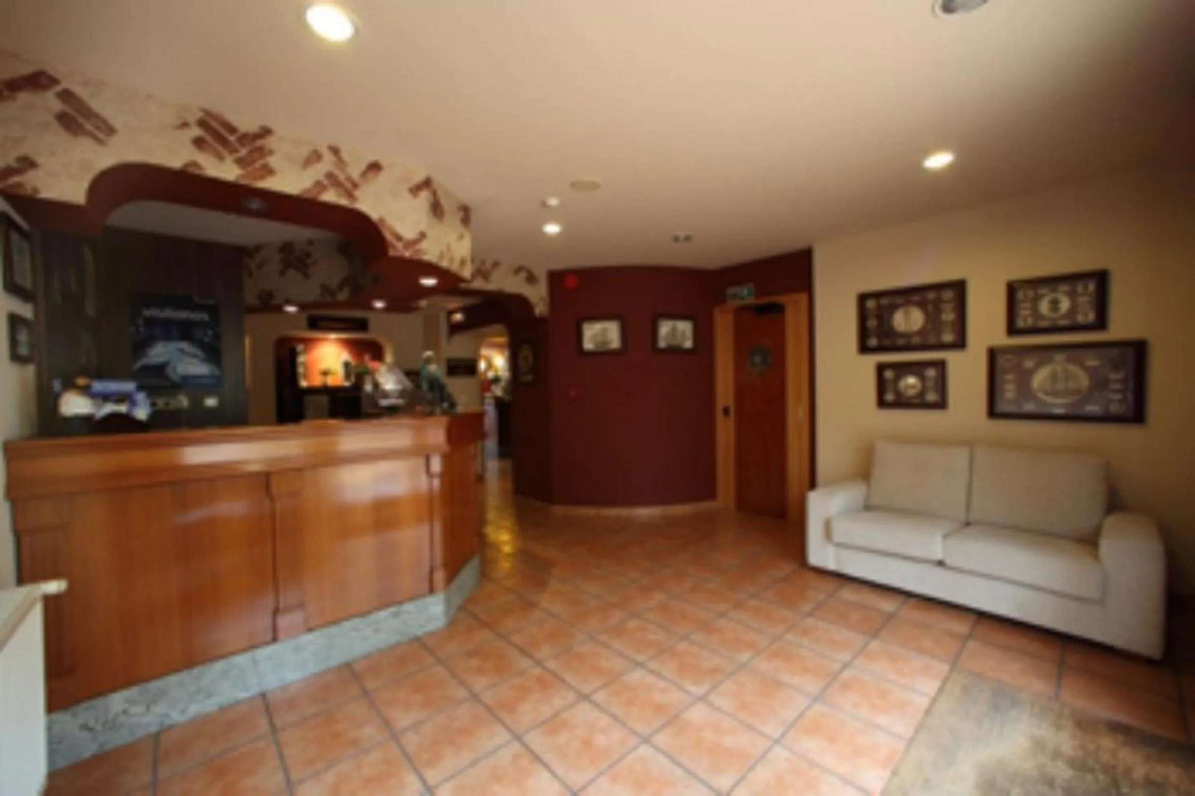 Lobby or reception in Hotel El Pescador