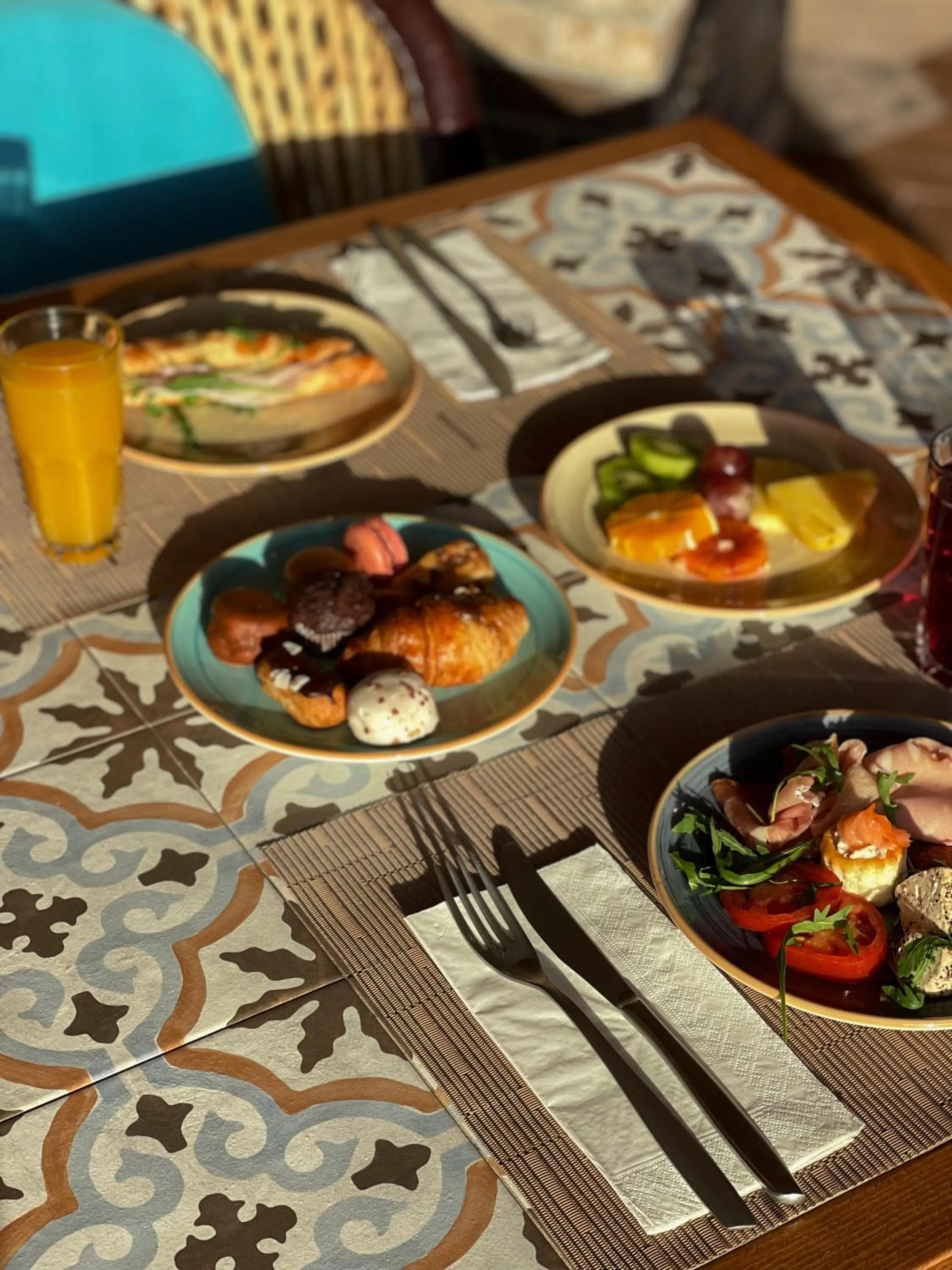 Continental breakfast in Damare Resort & SPA