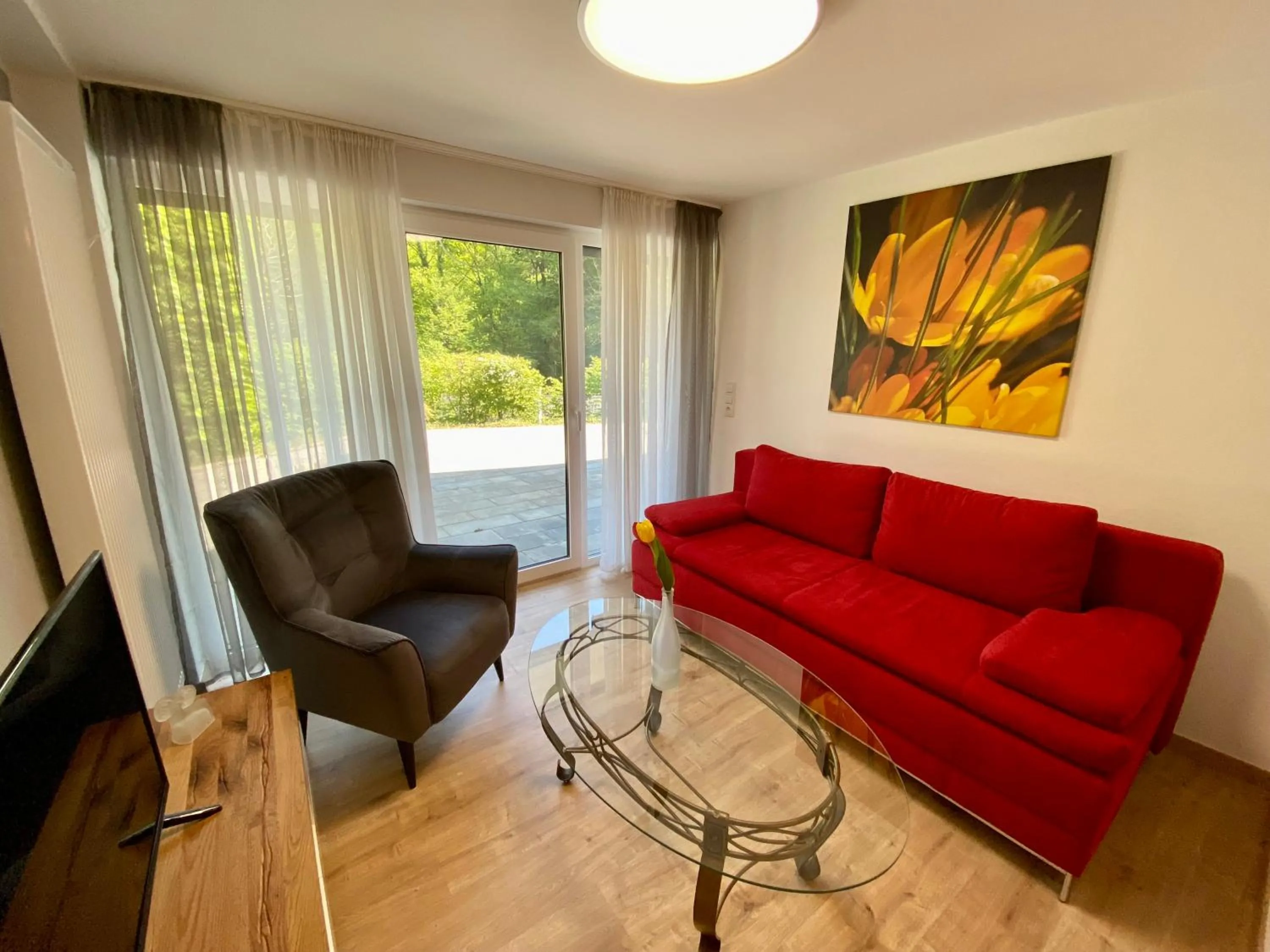 Living room in Haus Maria Isenburg - Naturpark Rhein-Westerwald