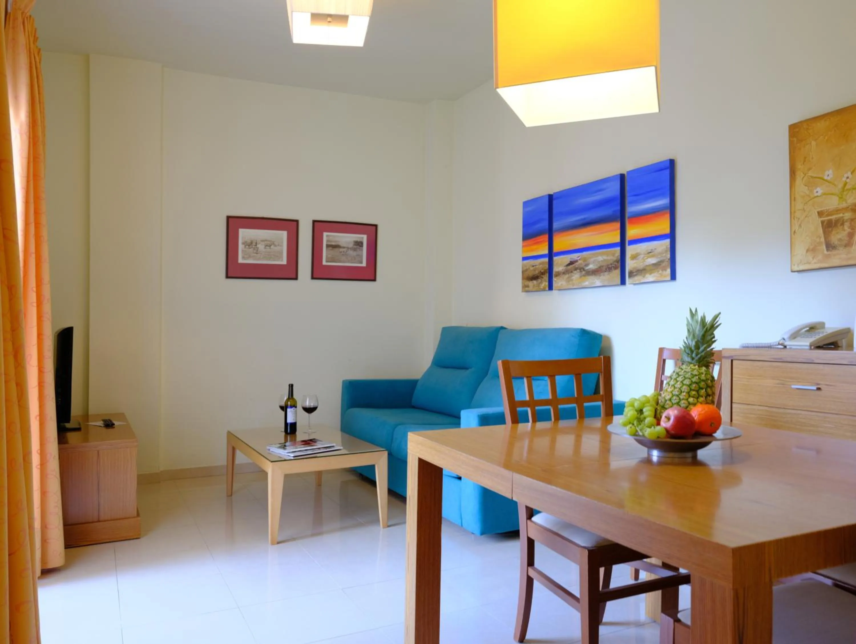 Living room in Apartamentos Marina Turquesa