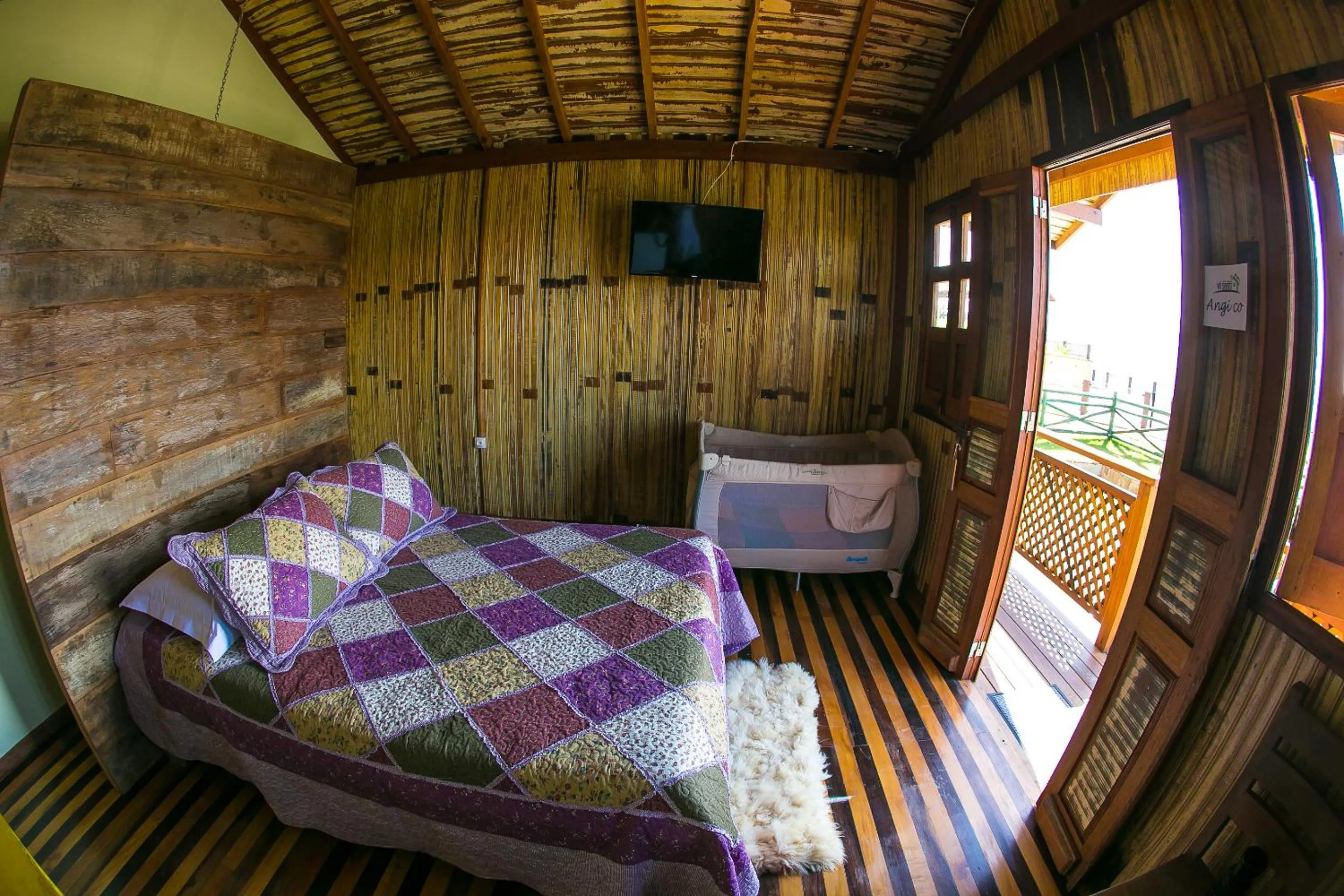 Photo of the whole room, Bed in Eco Mirante Hotel