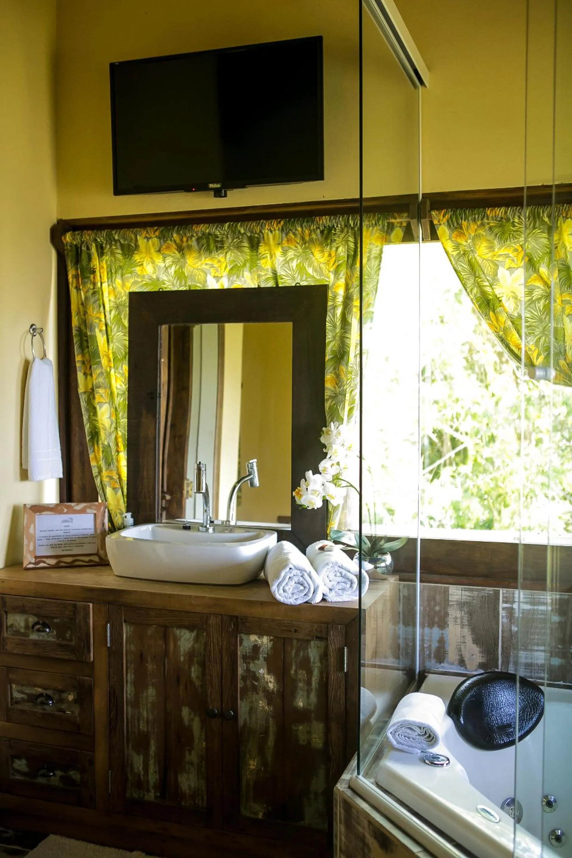 Bathroom in Eco Mirante Hotel