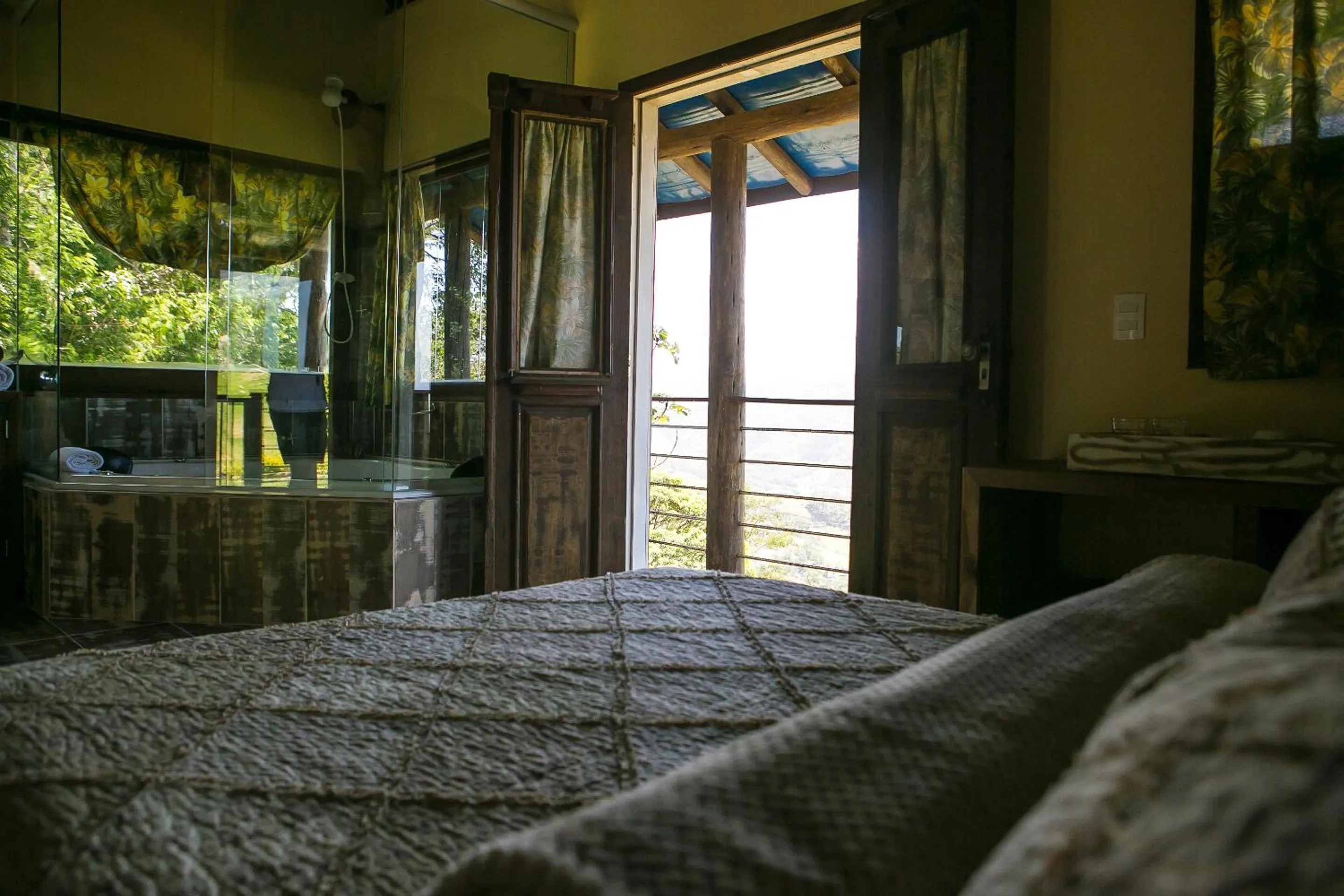 Bed in Eco Mirante Hotel