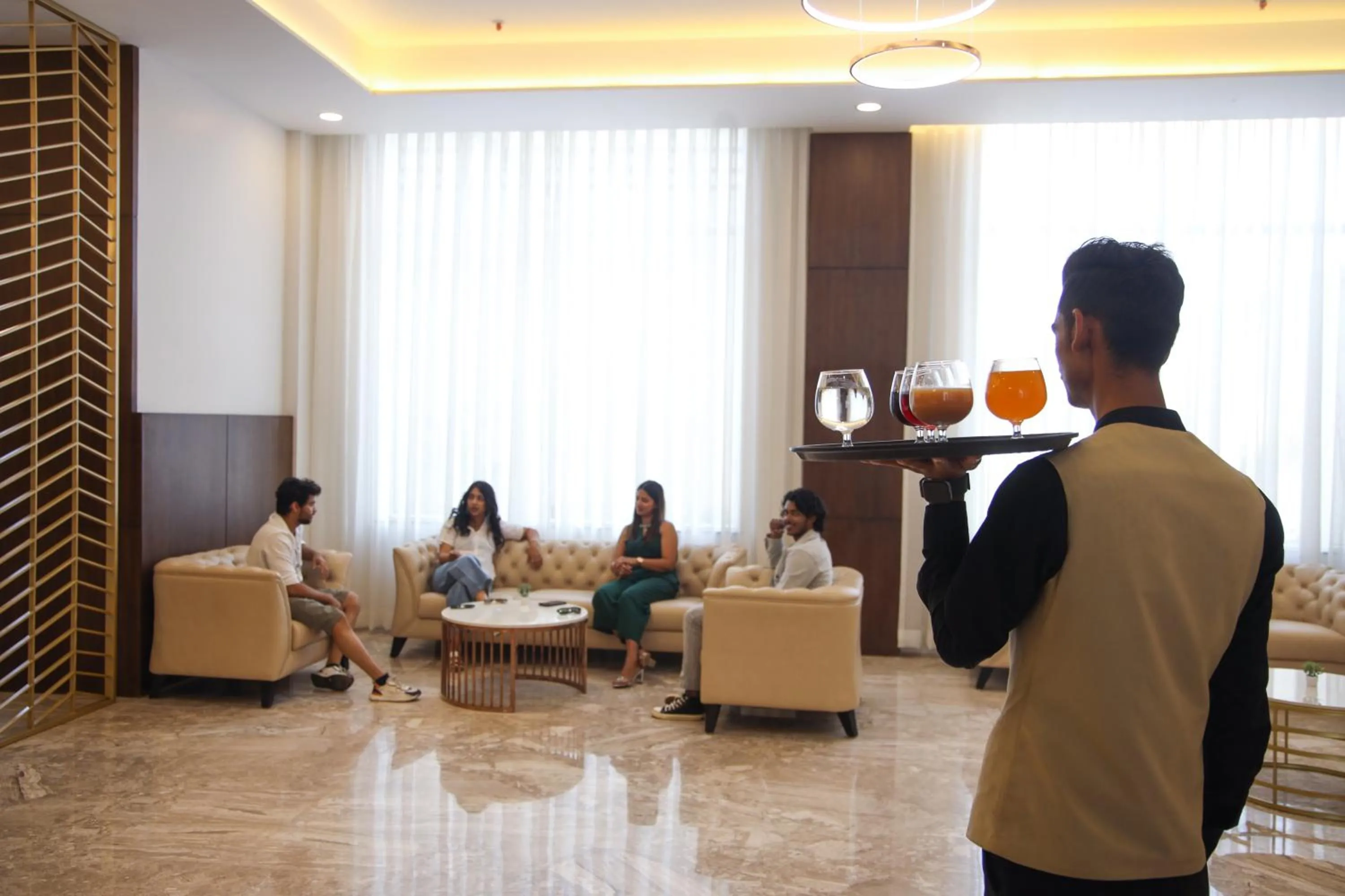 Lobby or reception in Mayur Belgaum Presidency Hotel & Spa