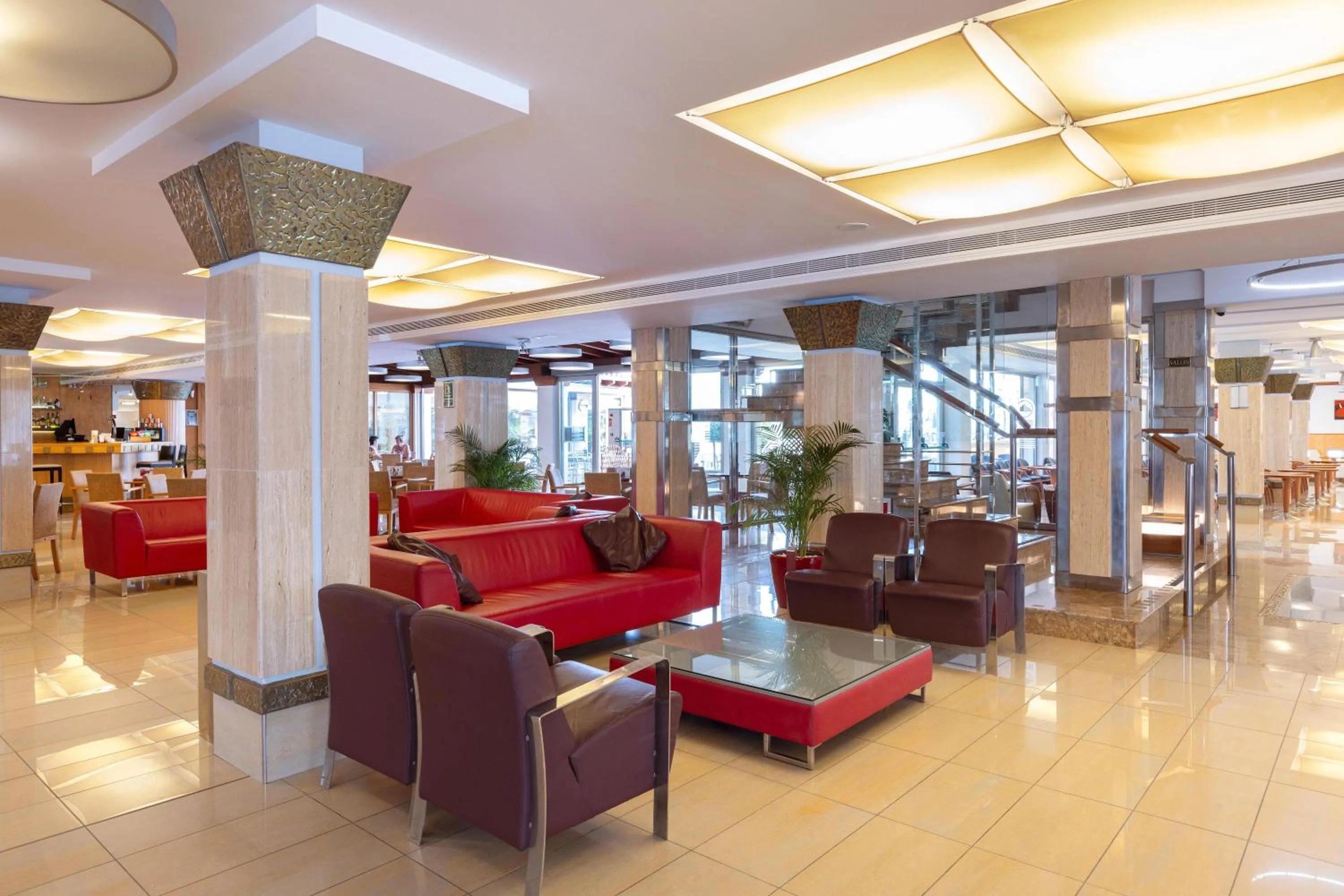Lobby or reception in Invisa Hotel La Cala
