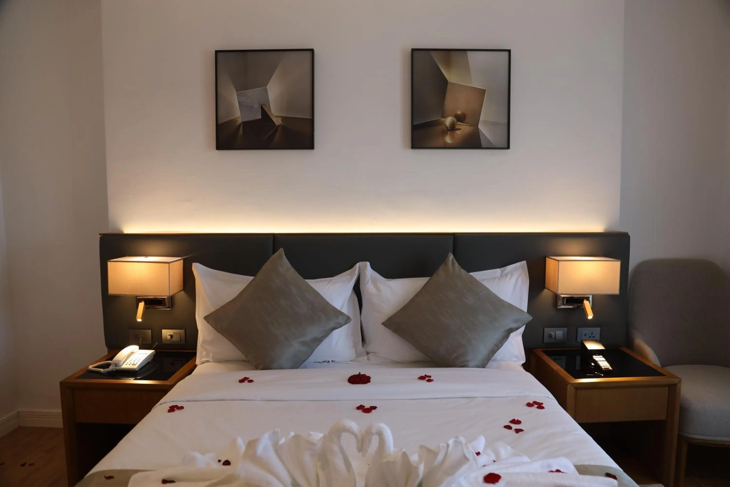 Bed in Hayes Hotel, Addis Ababa