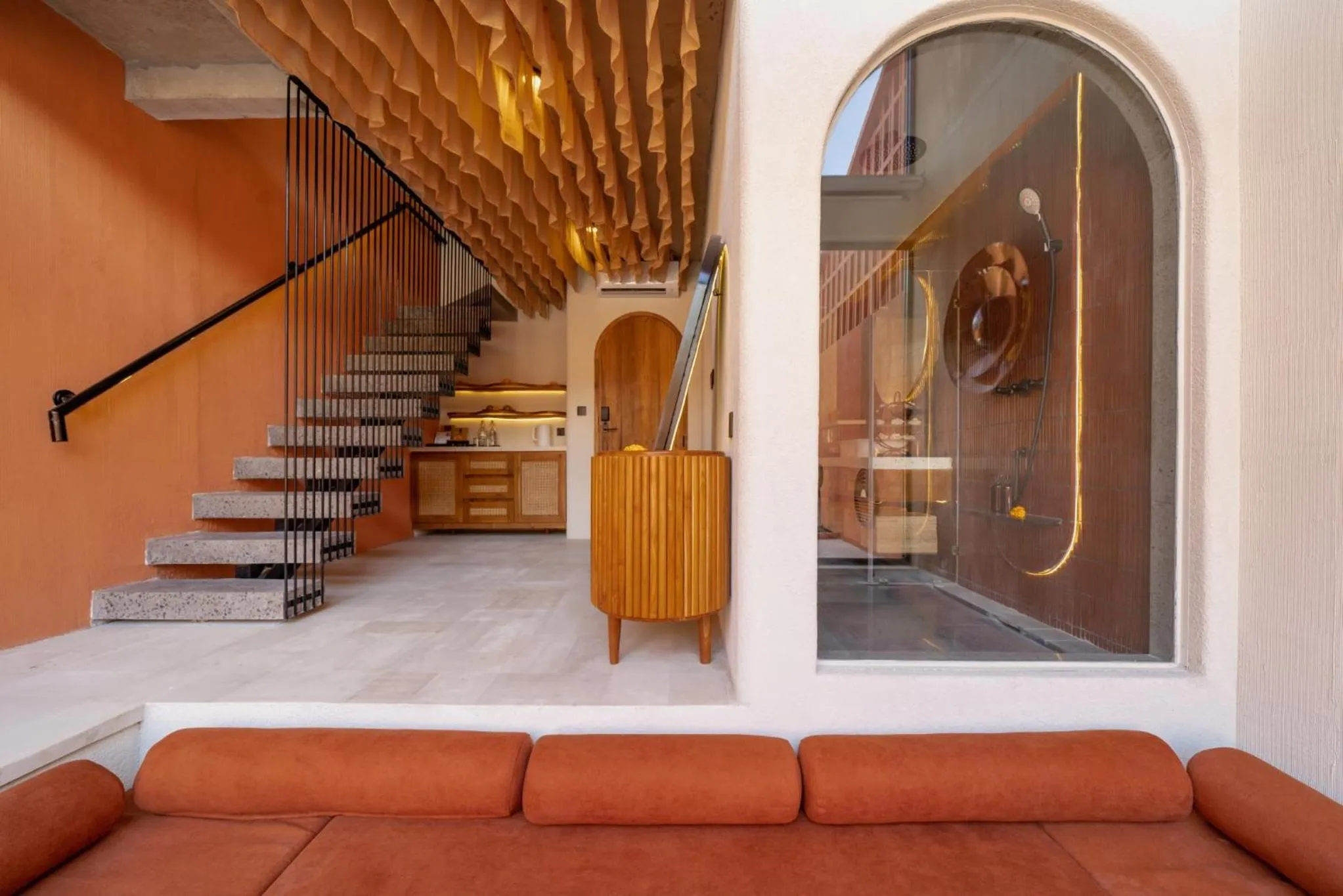 Living room in Cyrus Villa Seminyak by Ini Vie Hospitality