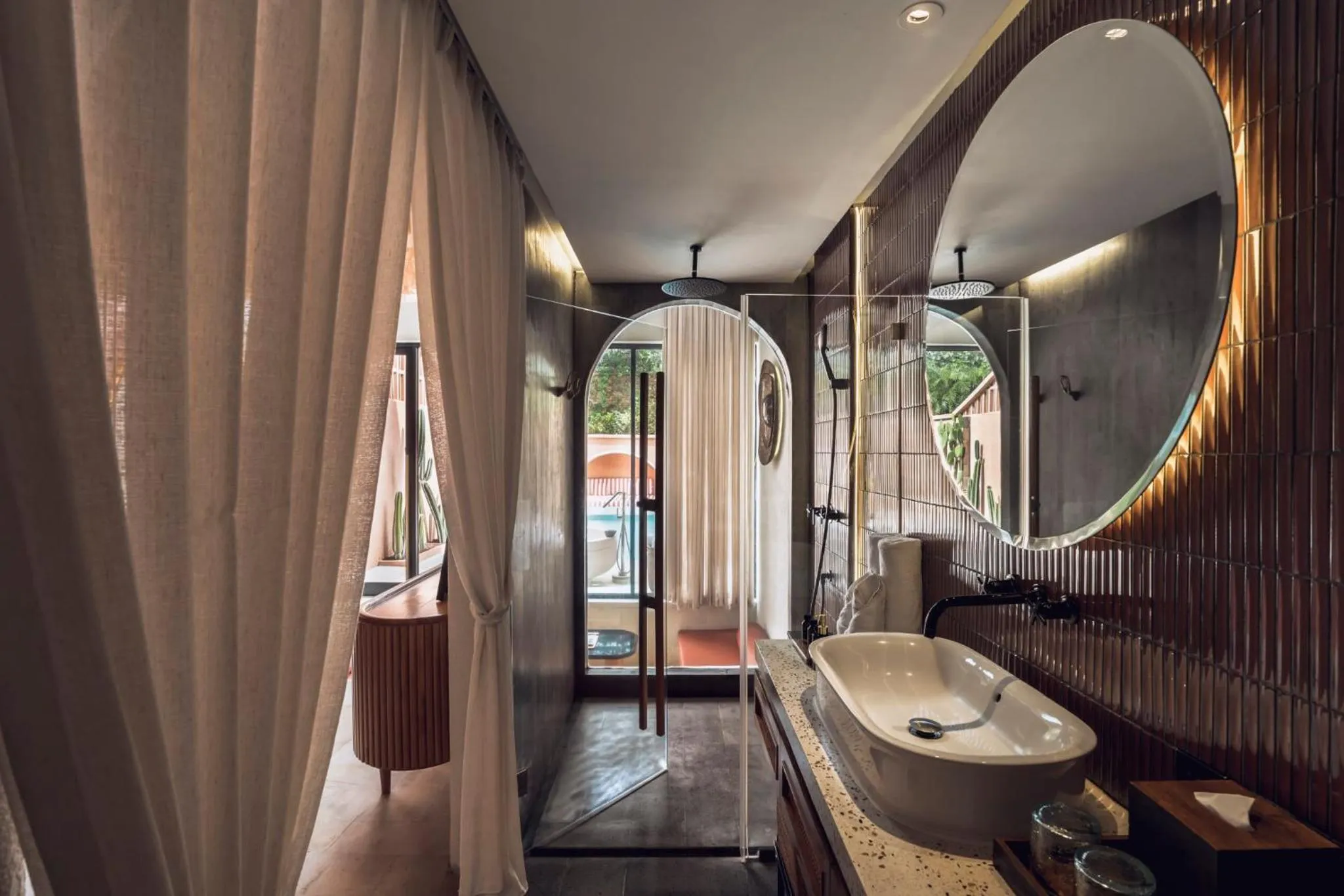 Bathroom in Cyrus Villa Seminyak by Ini Vie Hospitality