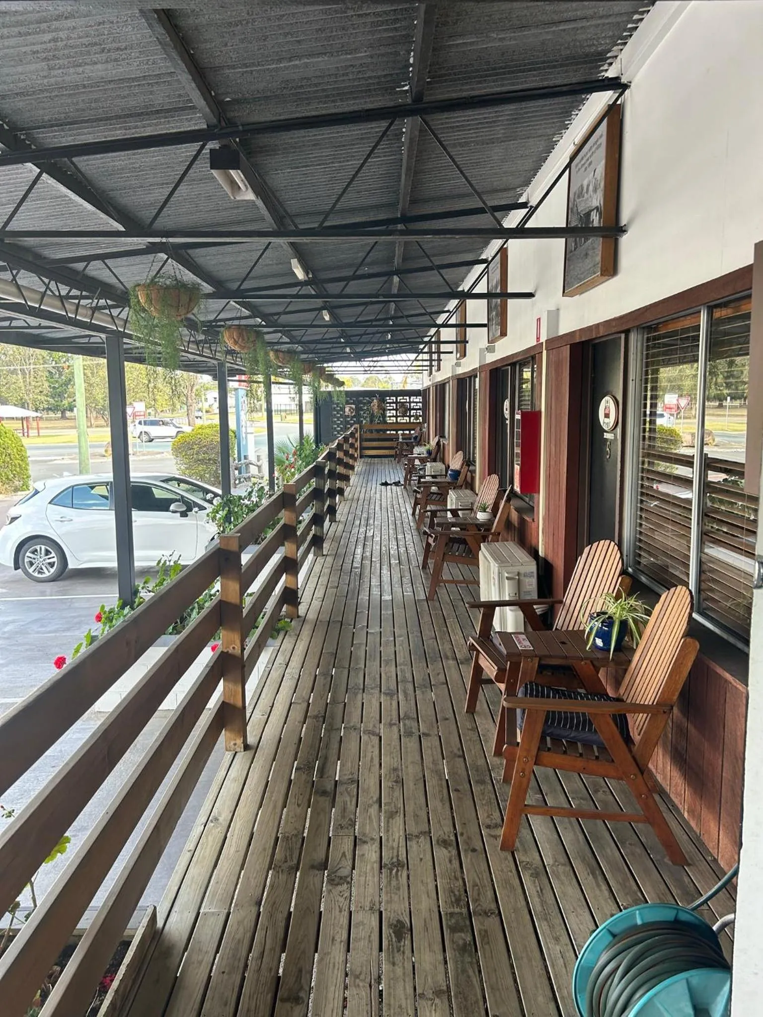 Patio in Kilcoy Motel