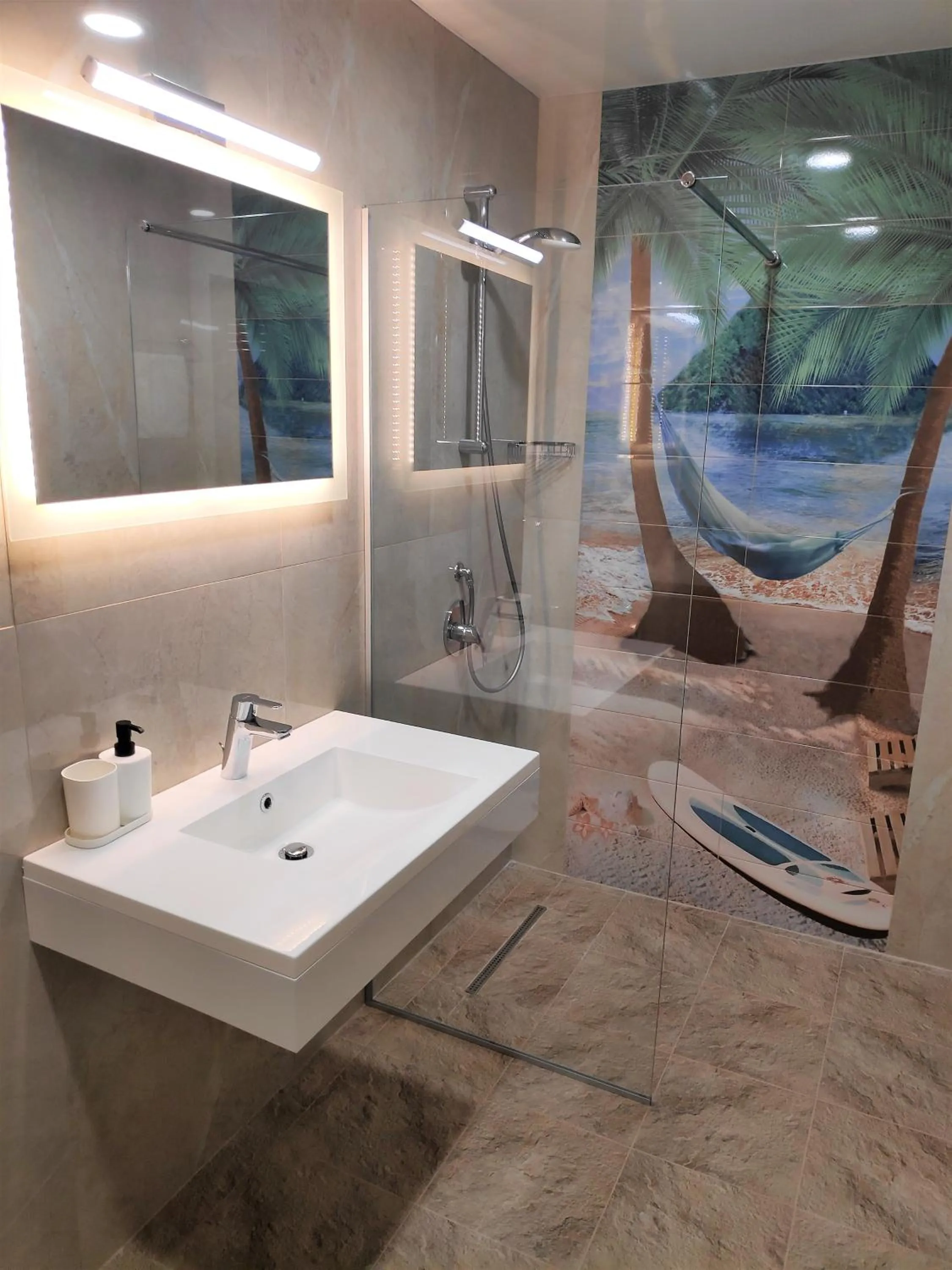 Shower in Lime House, Kyustendil