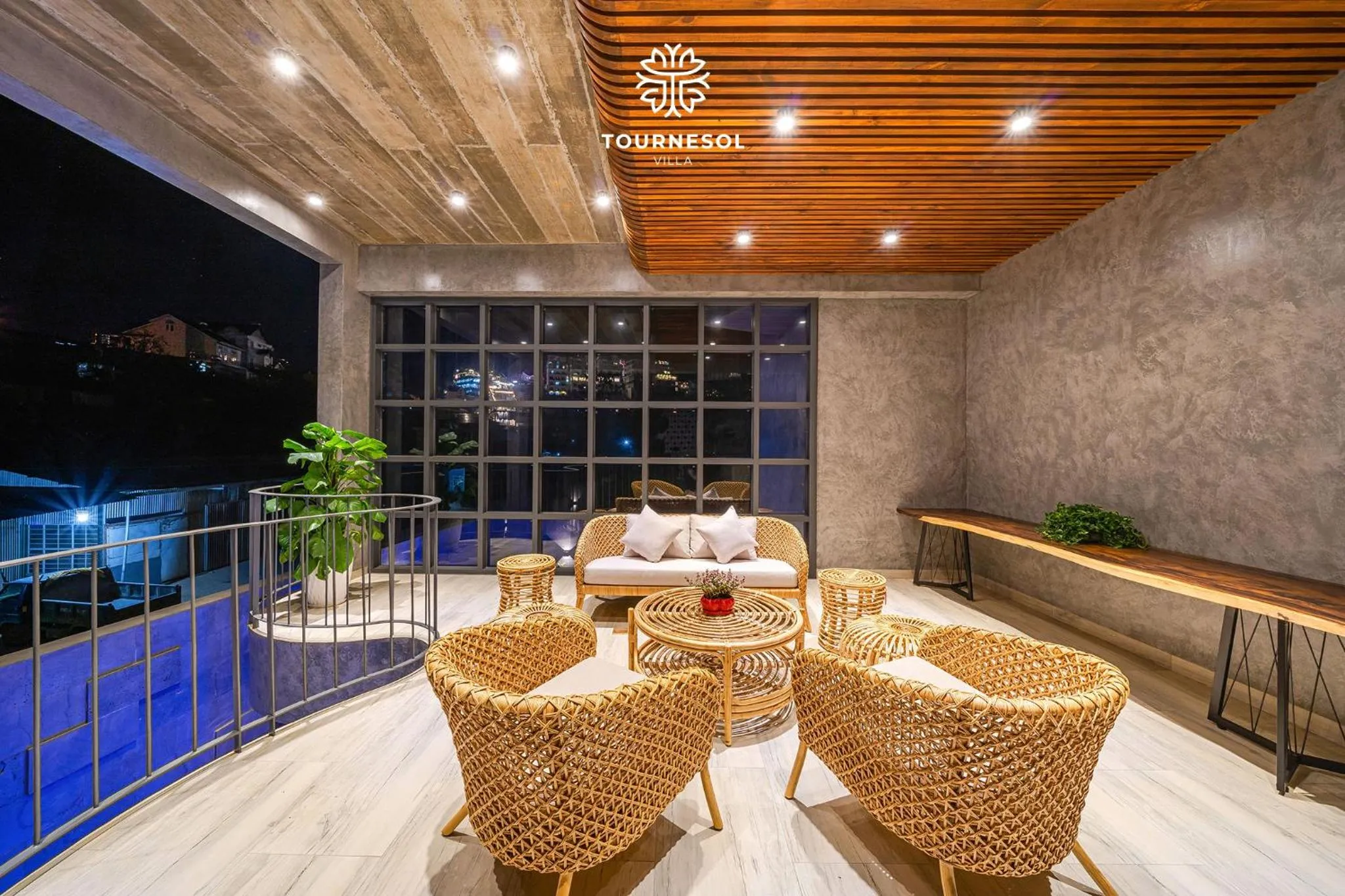 Seating area in Tournesol Villa Dalat