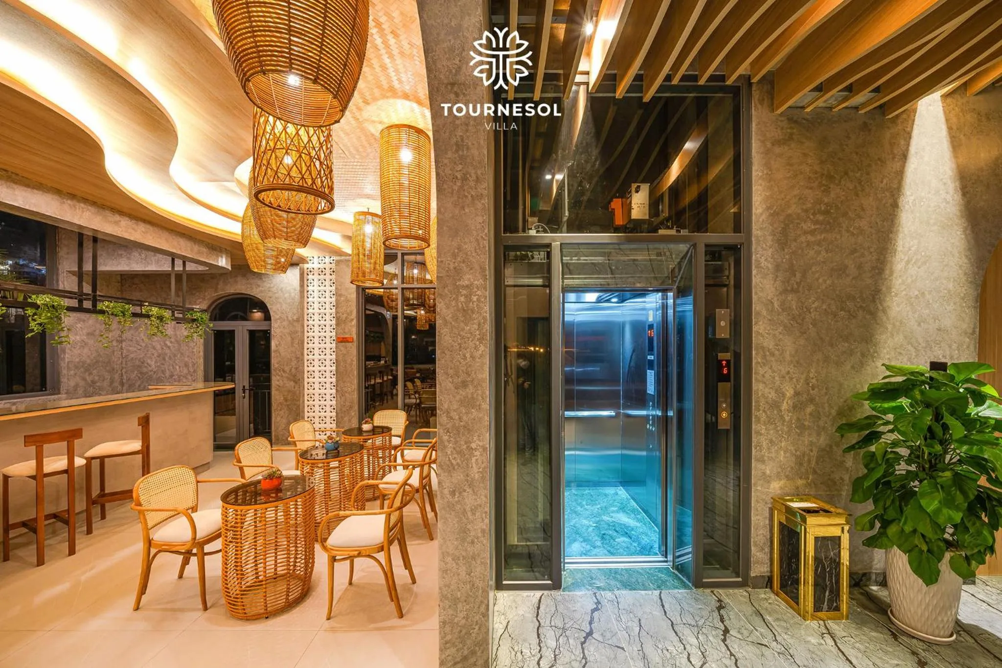 elevator in Tournesol Villa Dalat