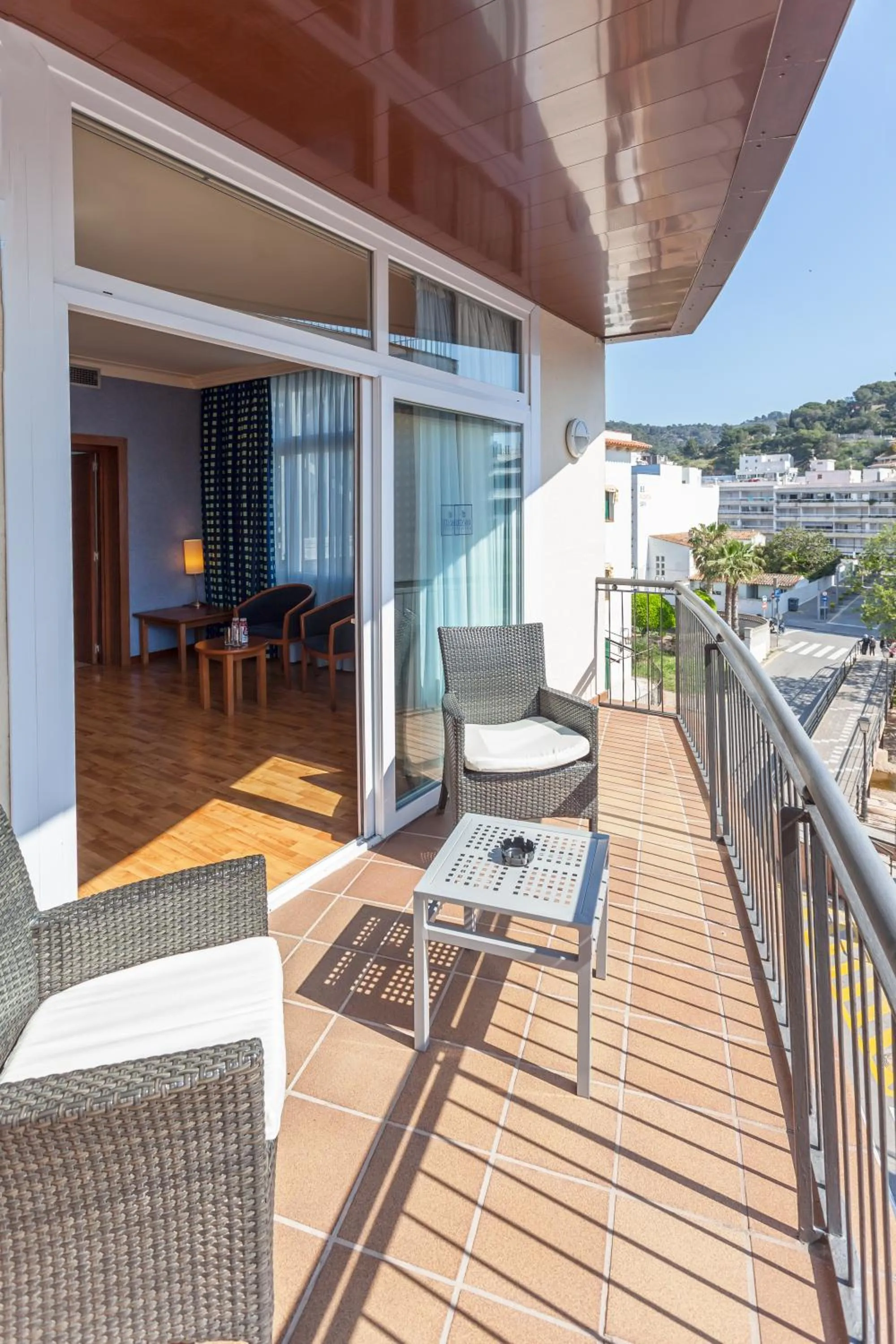 Balcony/Terrace in Hotel Delfín 4 Sup