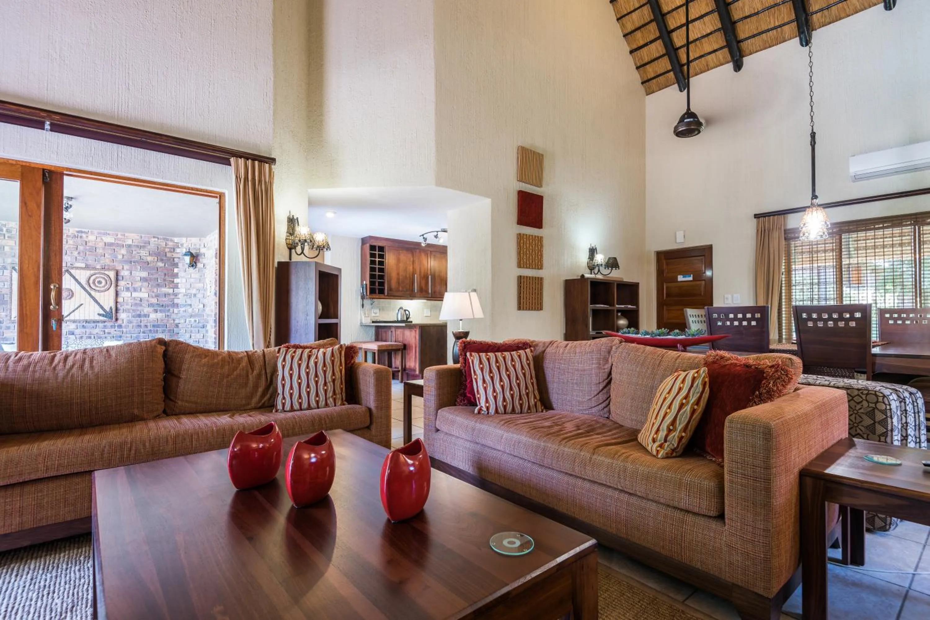 Living room in Kruger Park Lodge Unit No 521 with Private Pool