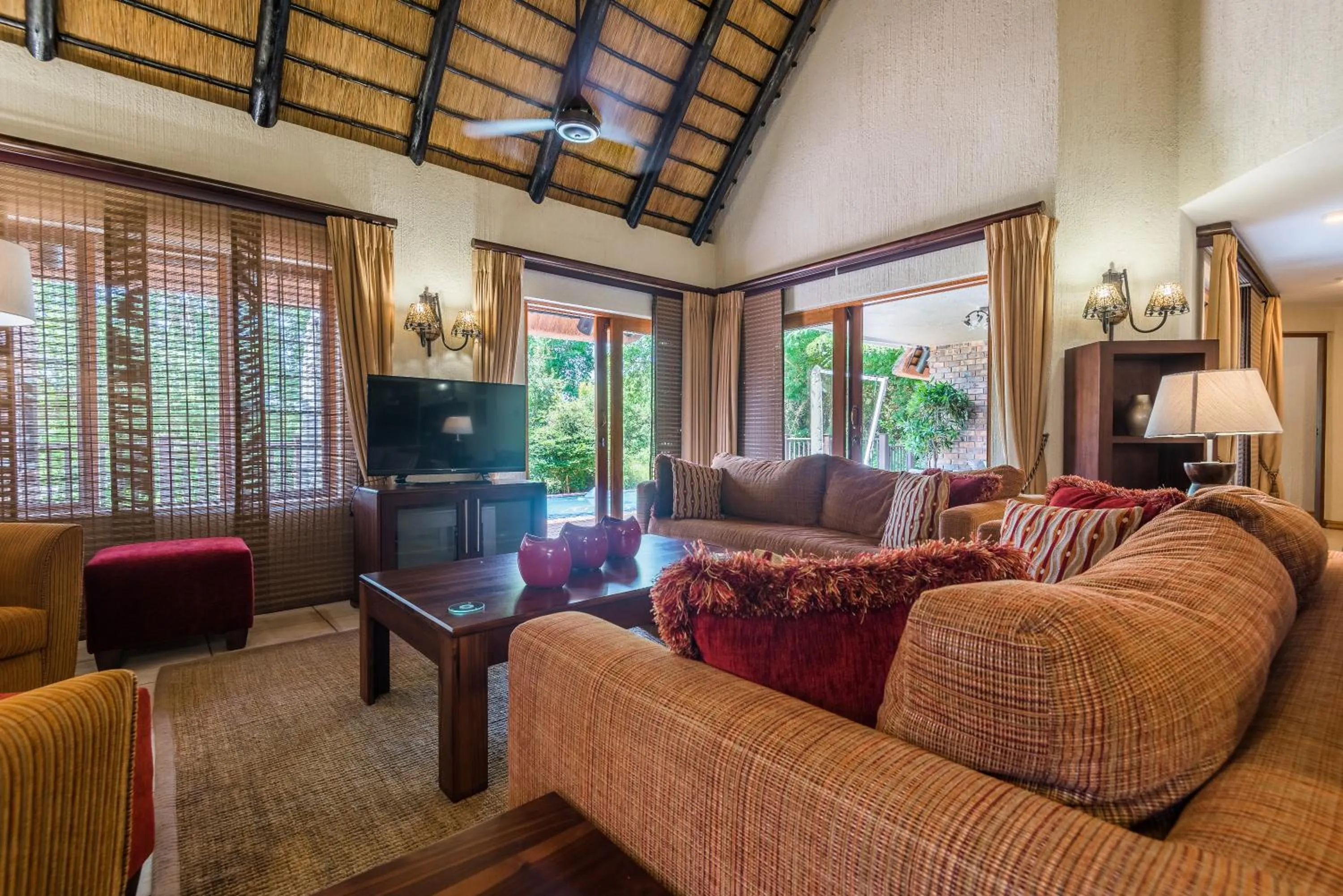 Living room in Kruger Park Lodge Unit No 521 with Private Pool