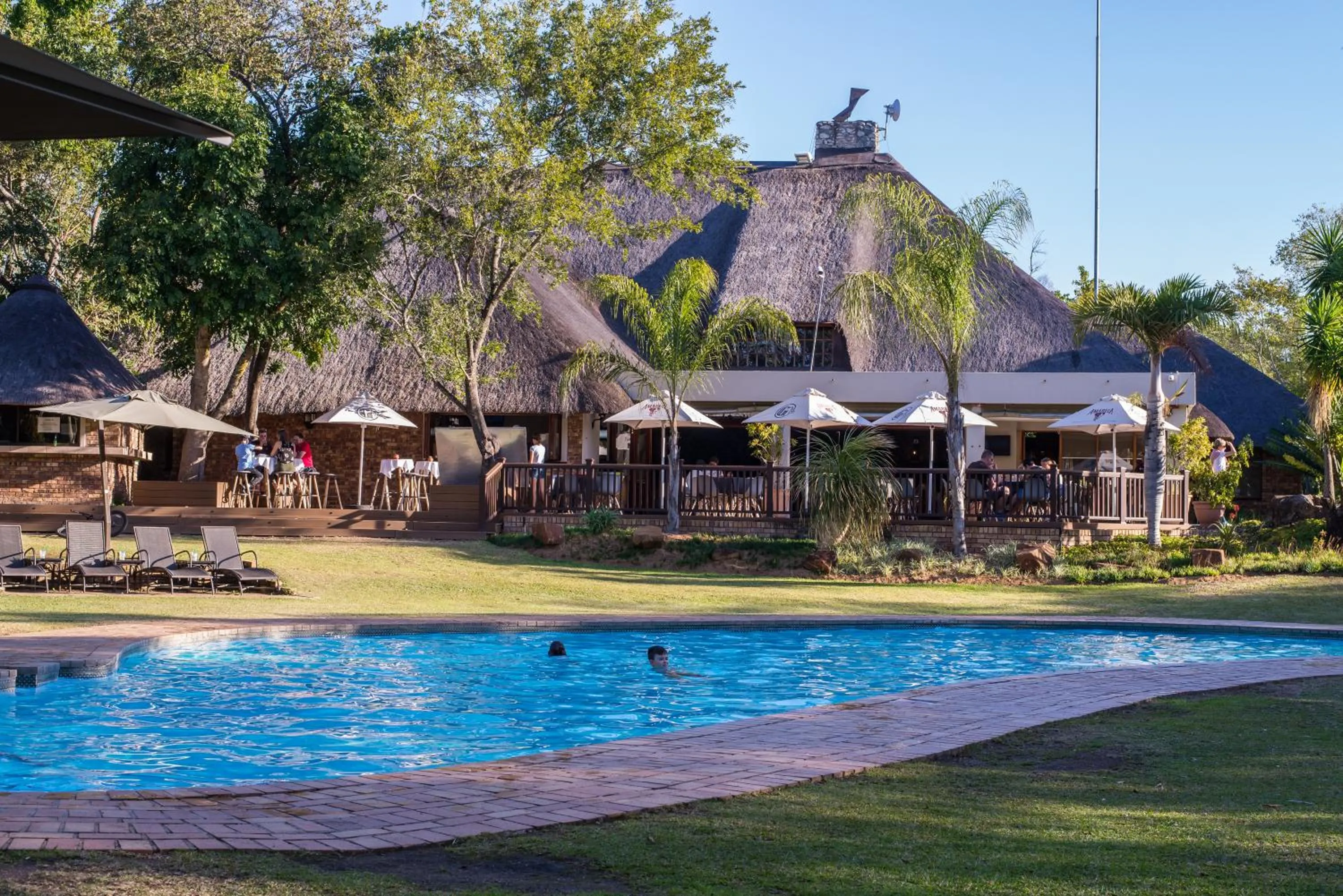 Swimming pool in Kruger Park Lodge Unit No 521 with Private Pool
