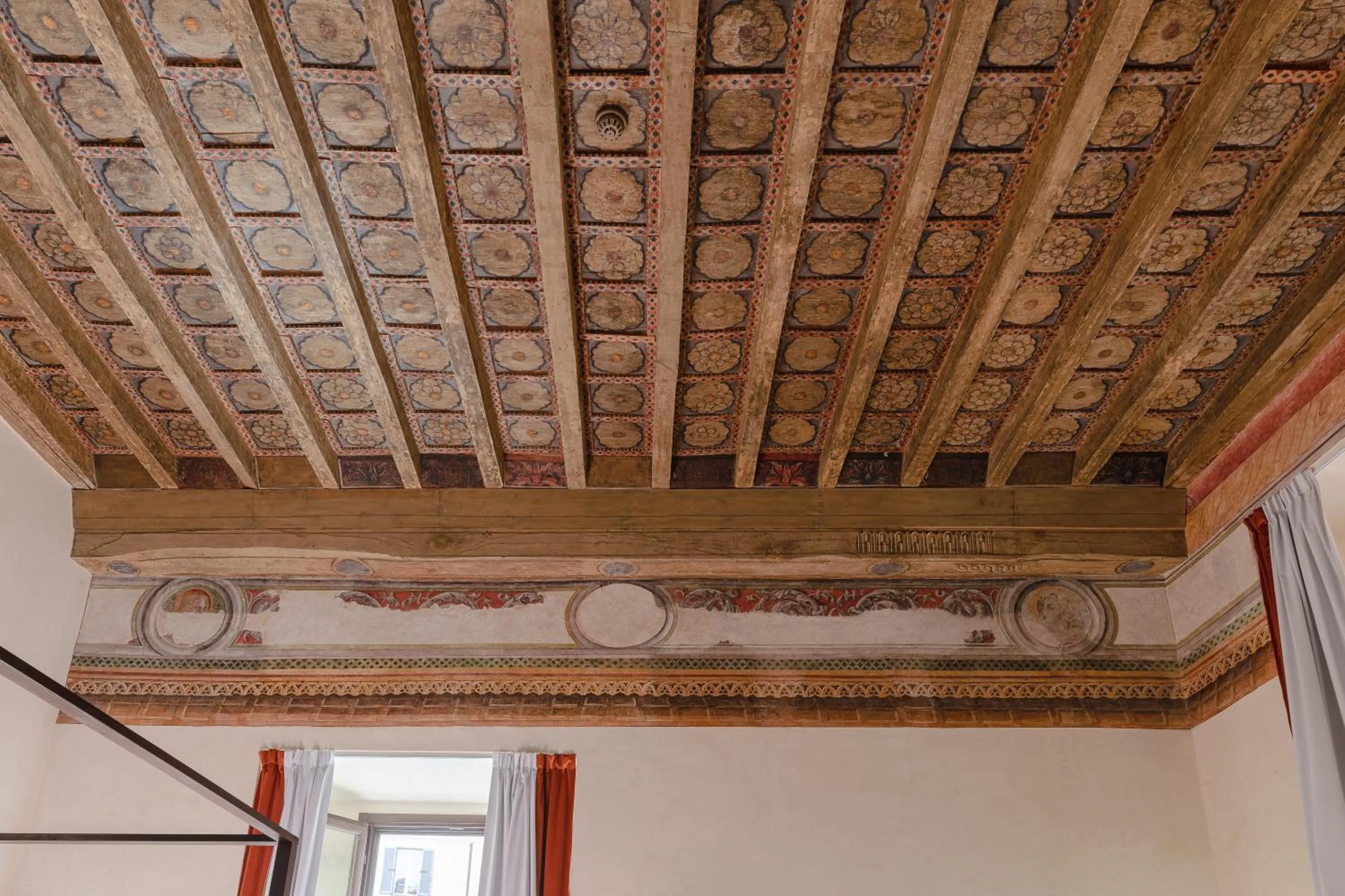 Decorative detail in Torre Capranica