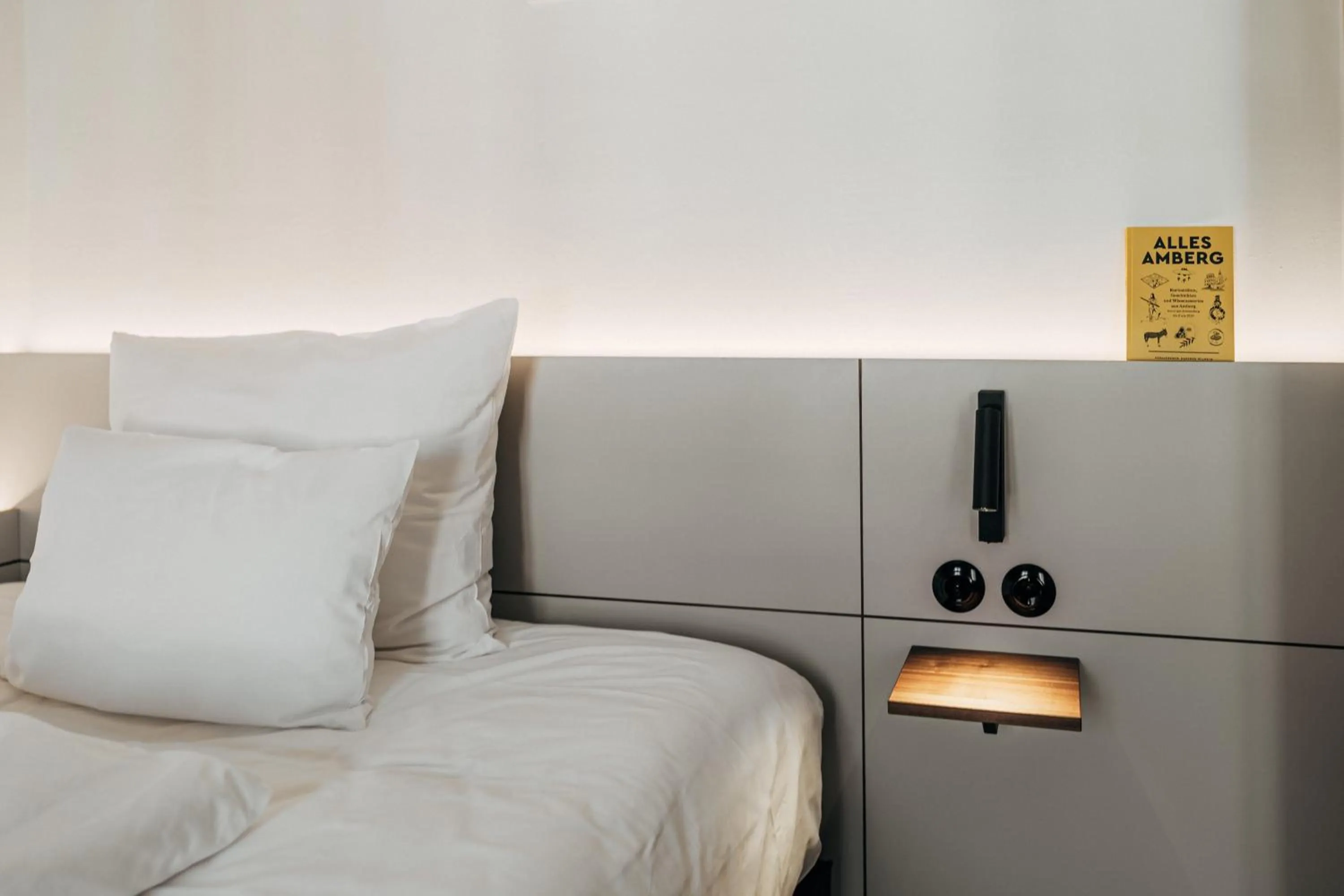 Bedroom, Bed in Bootshaus Amberg