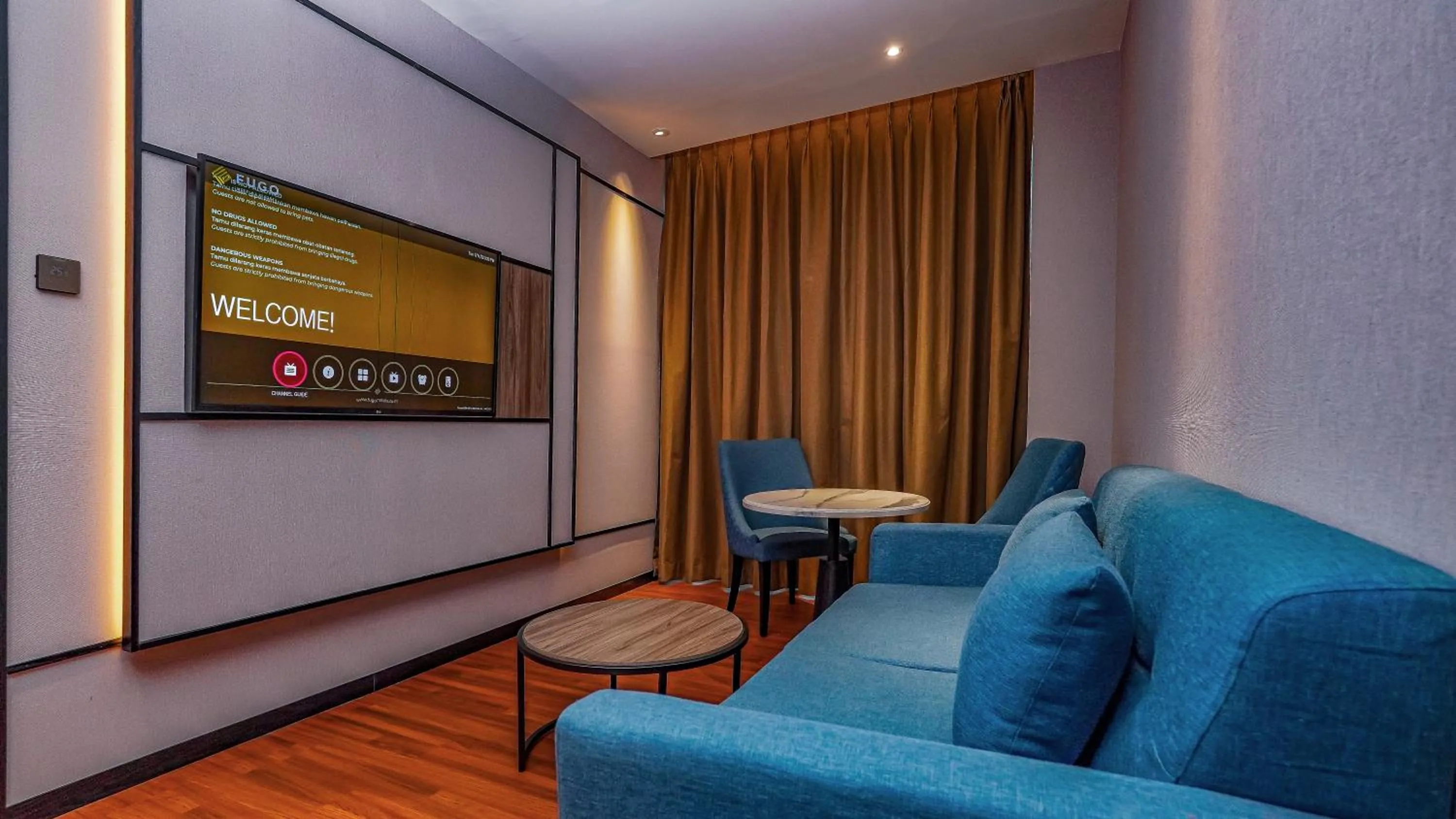 Living room in FUGO Hotel Samarinda