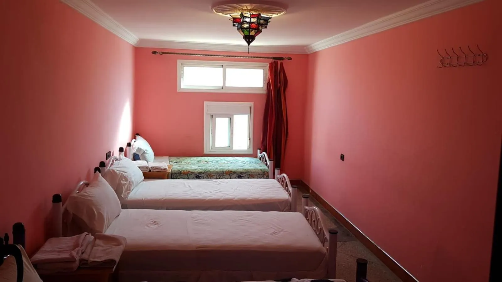 Bed in Hôtel Restaurant BOUGAFER