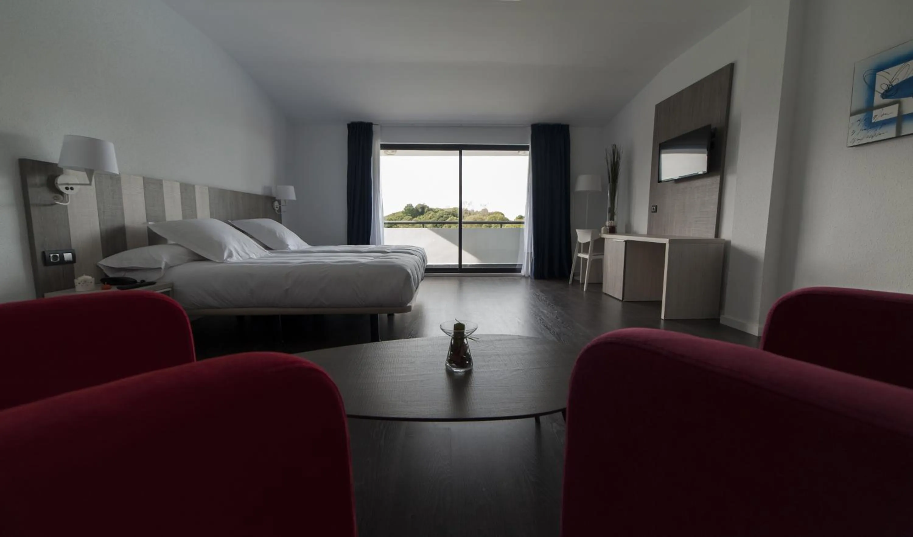 Photo of the whole room, Bed in Hotel La Palma de Llanes