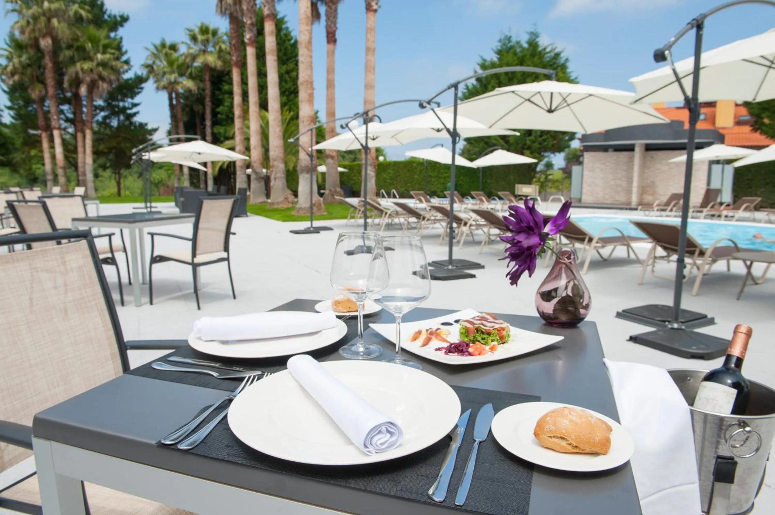 Garden in Hotel La Palma de Llanes