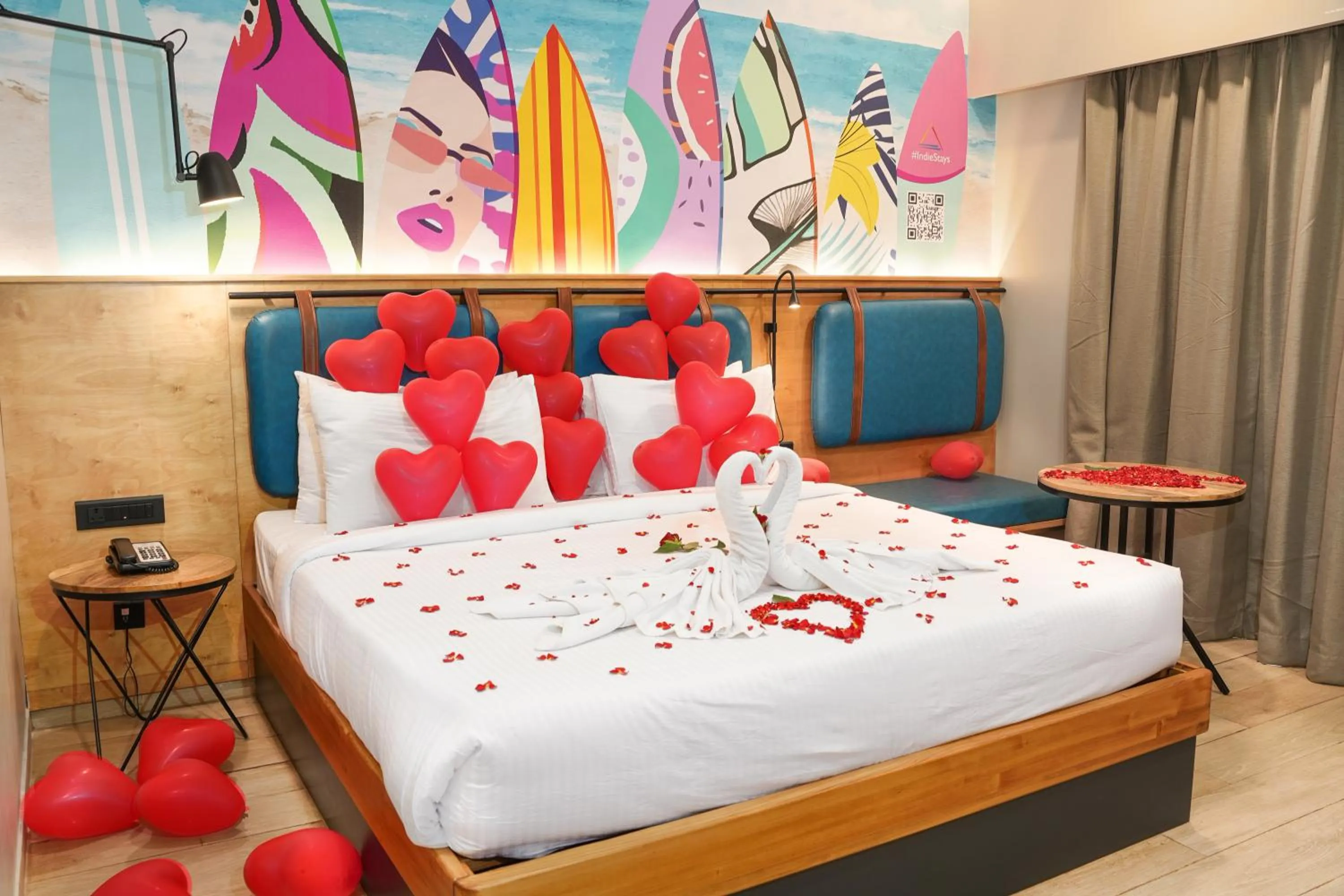 Bed in Indie Stays Goa