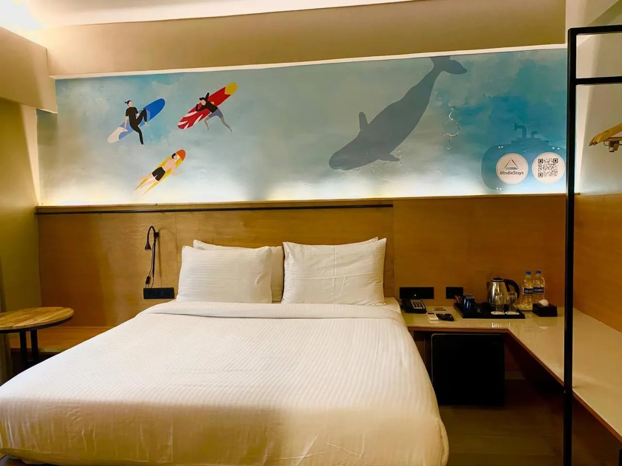 Bed in Indie Stays Goa