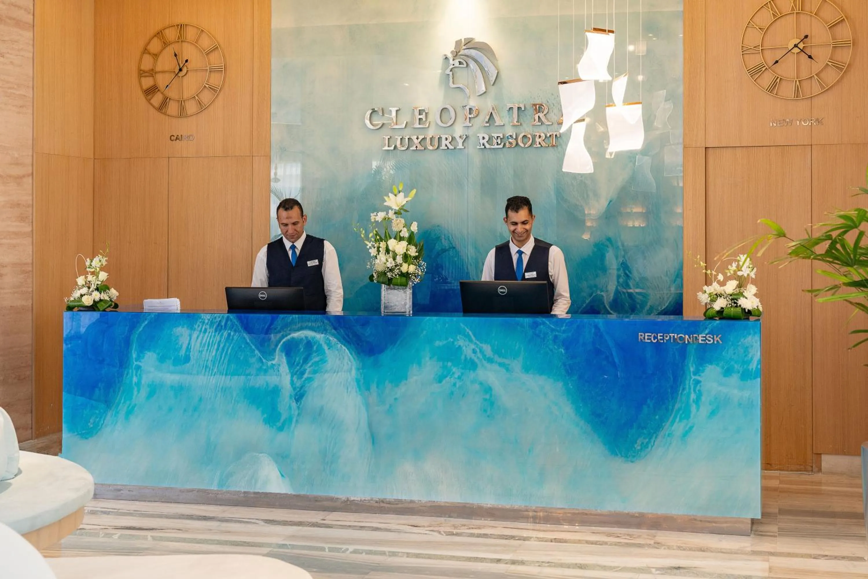 Staff in Cleopatra Luxury Resort Sharm - Adults Only 16 years plus
