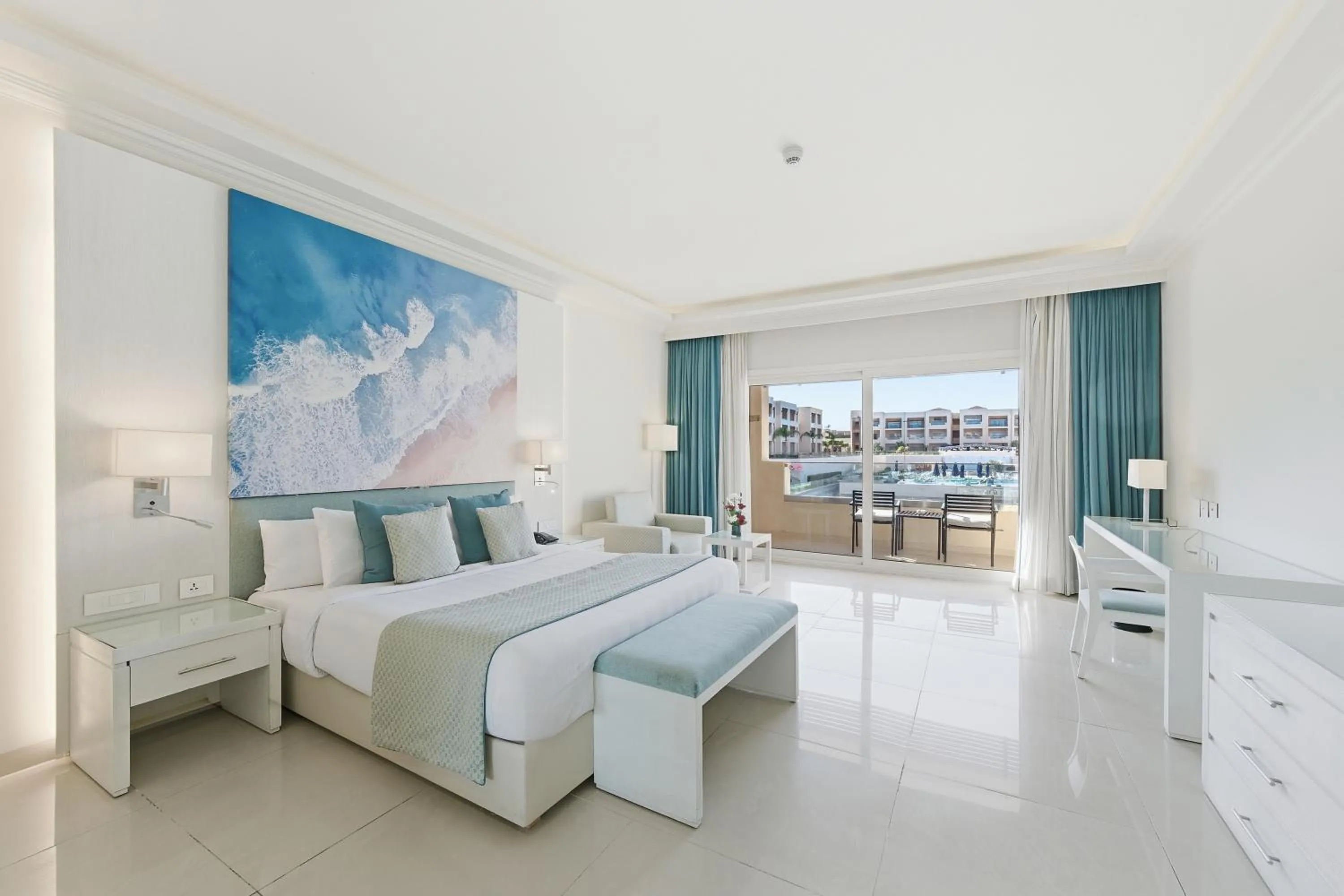 Bedroom, Bed in Cleopatra Luxury Resort Sharm - Adults Only 16 years plus