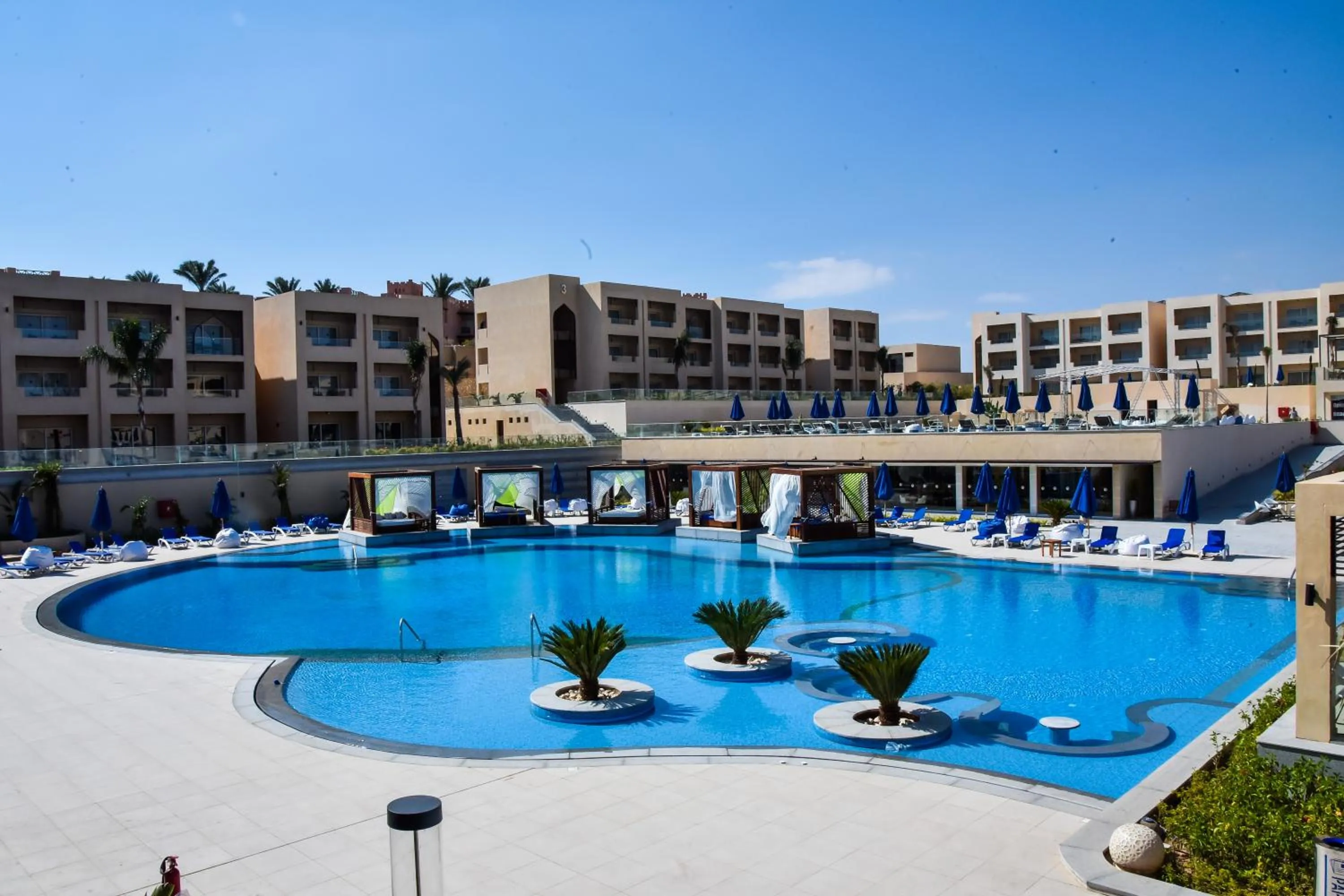Pool view in Cleopatra Luxury Resort Sharm - Adults Only 16 years plus
