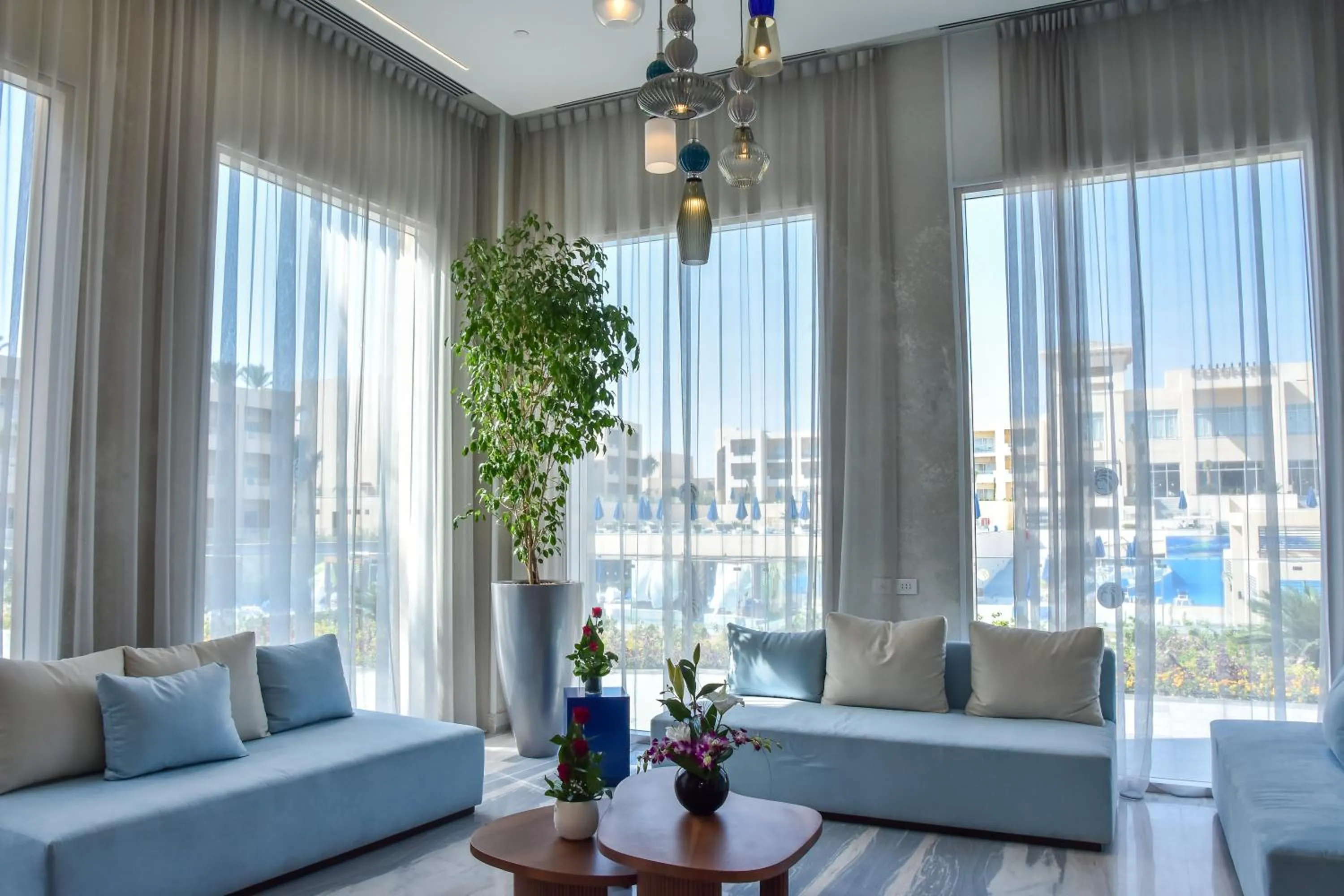 Seating area in Cleopatra Luxury Resort Sharm - Adults Only 16 years plus