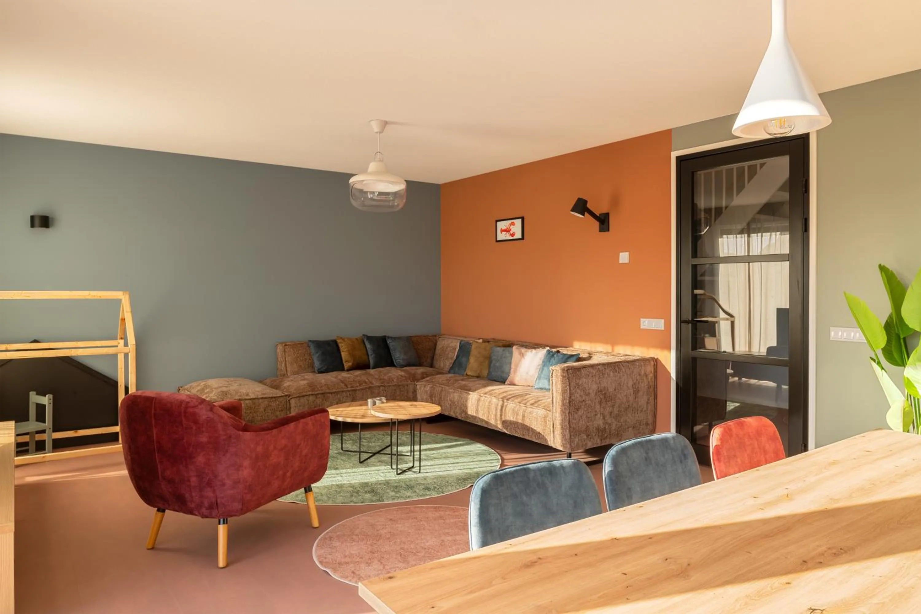 Living room in Dormio Resort Nieuwvliet-Bad