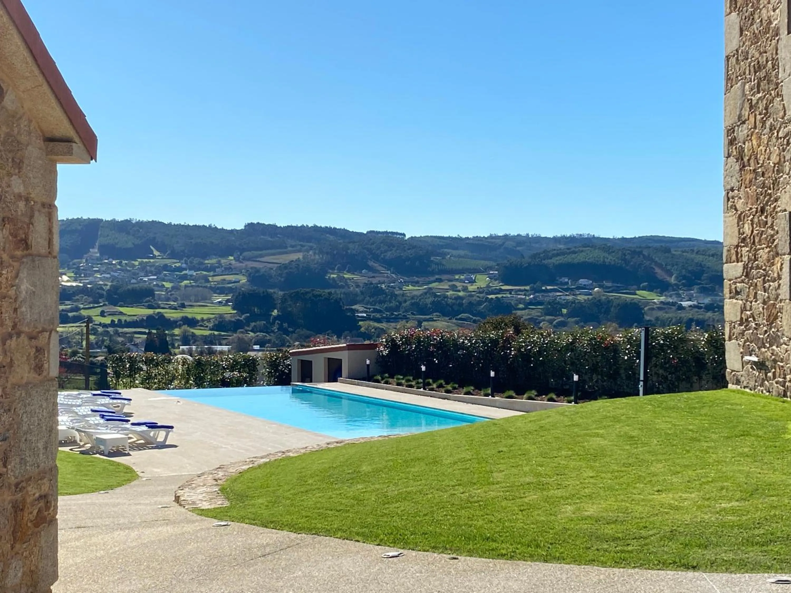 Pool view in Morada Atlántica