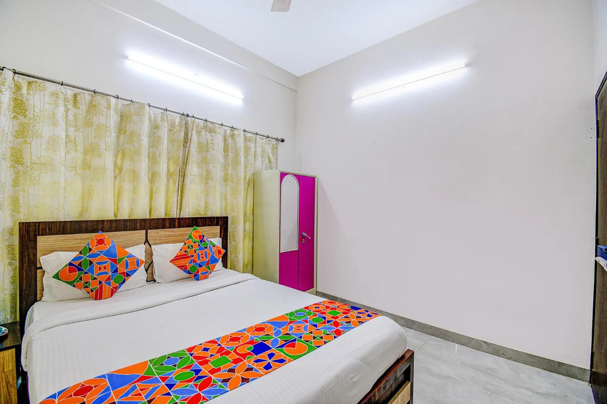 Bed in FabExpress Moon Residency