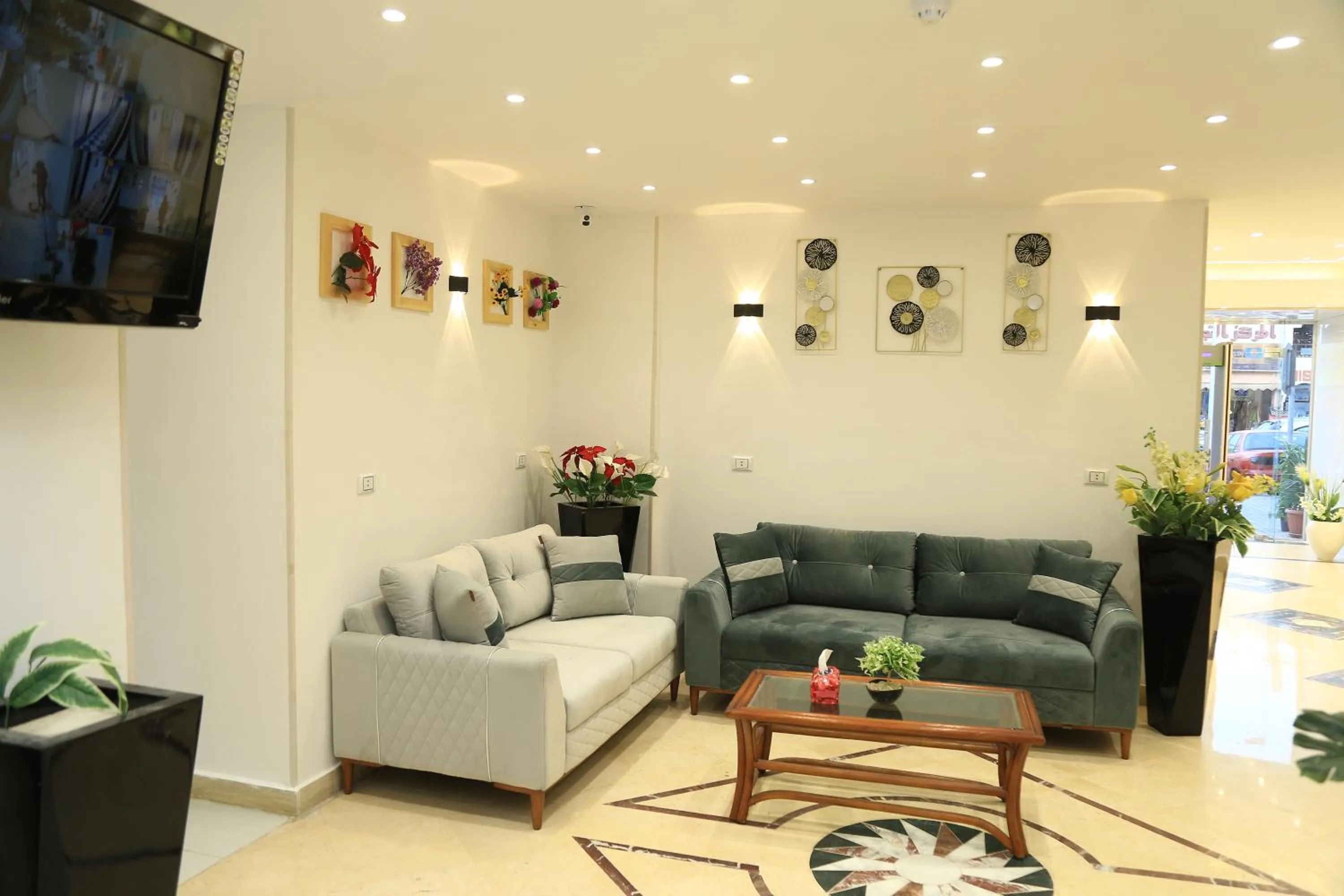 Seating area in Lamera Hotel