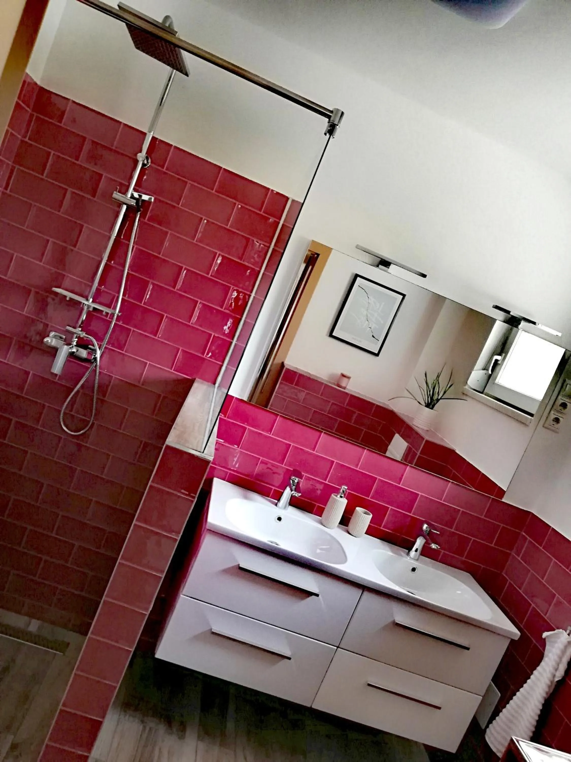 Shower in Happy Apartments