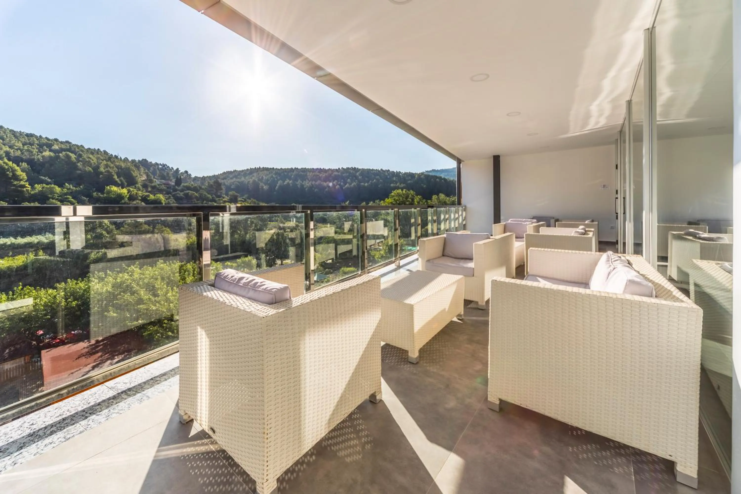 Balcony/Terrace in Hotel Rosaleda del Mijares