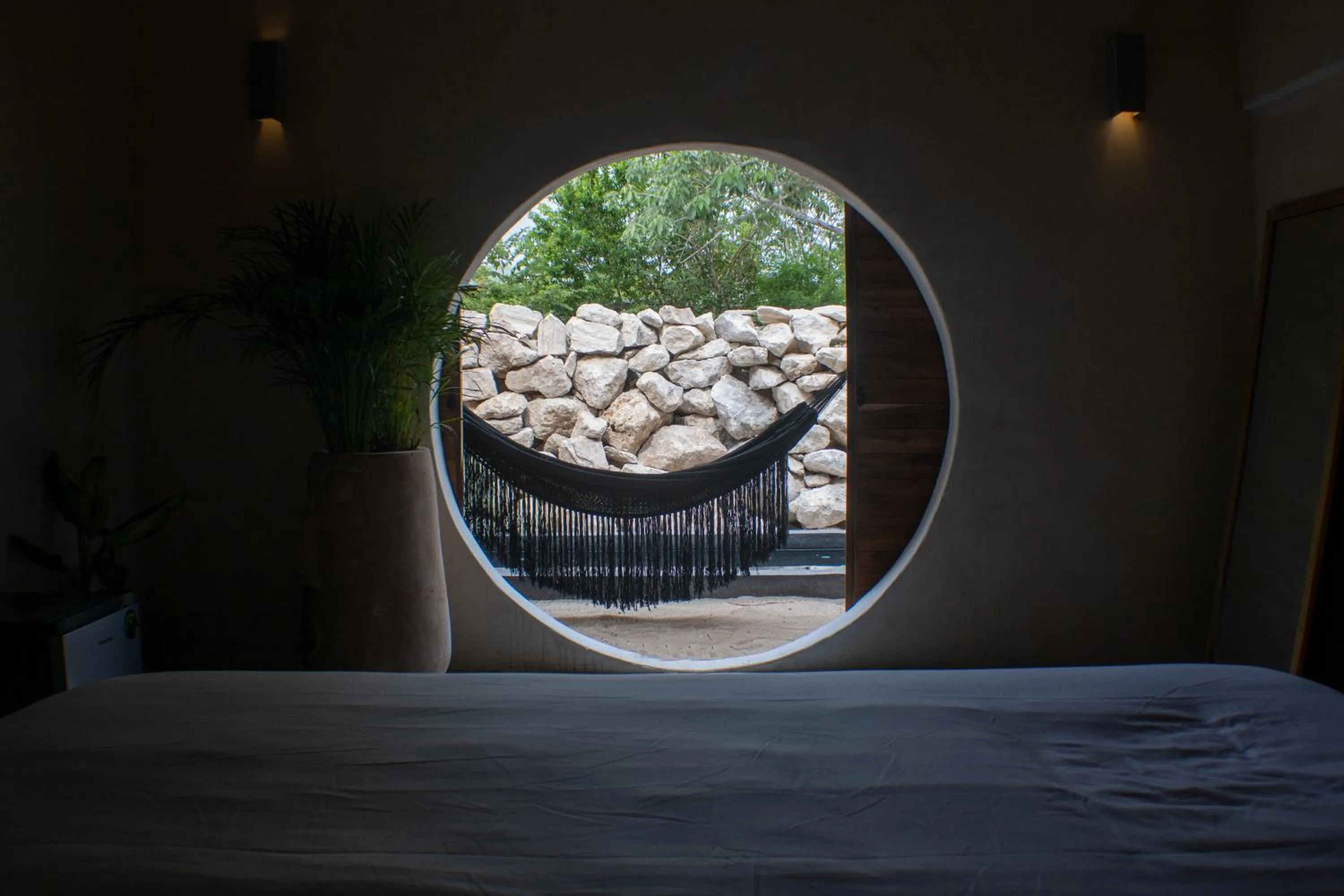 Bed in Zenote Sanctuary