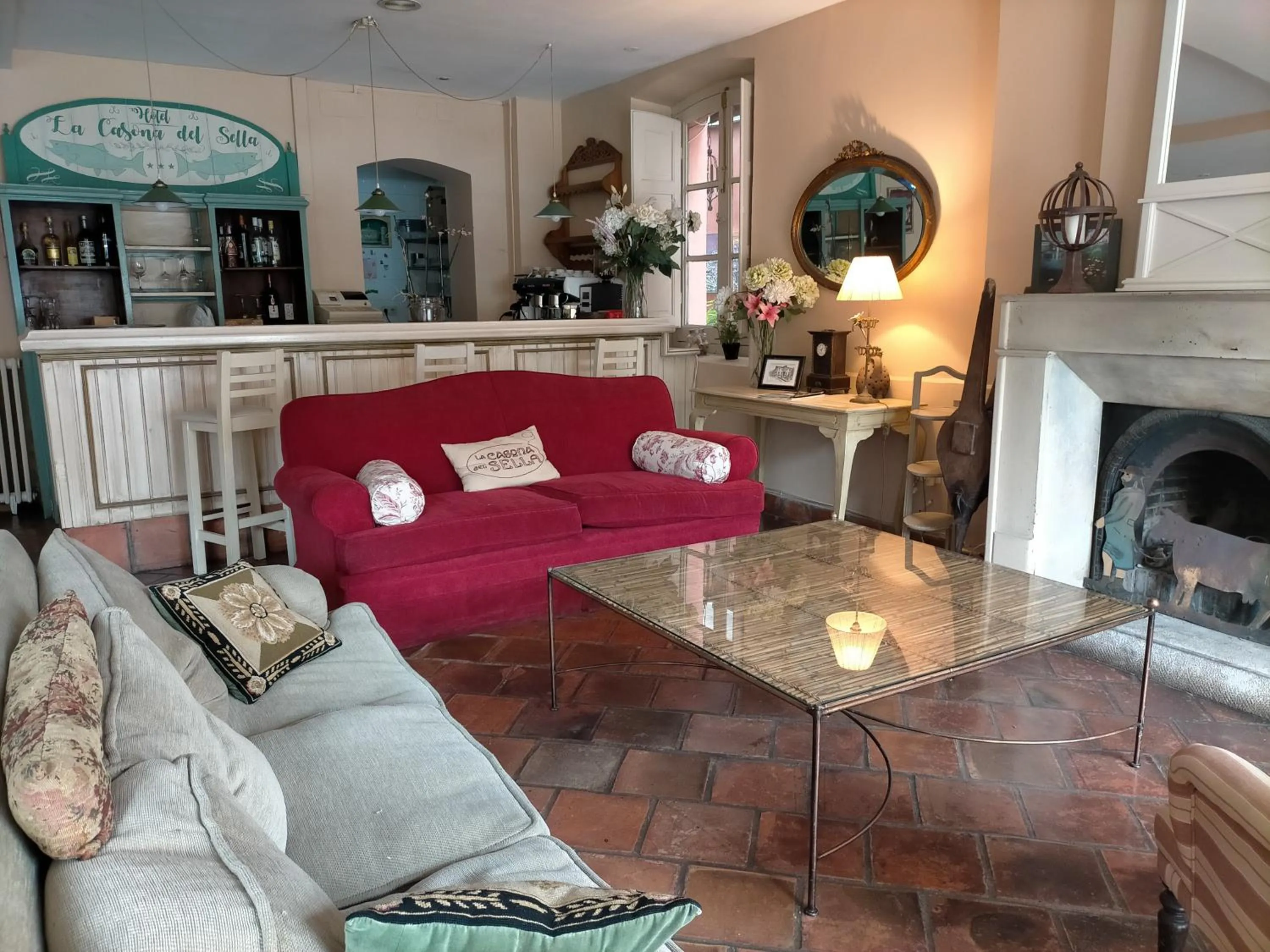 Living room in Hotel Casona del Sella