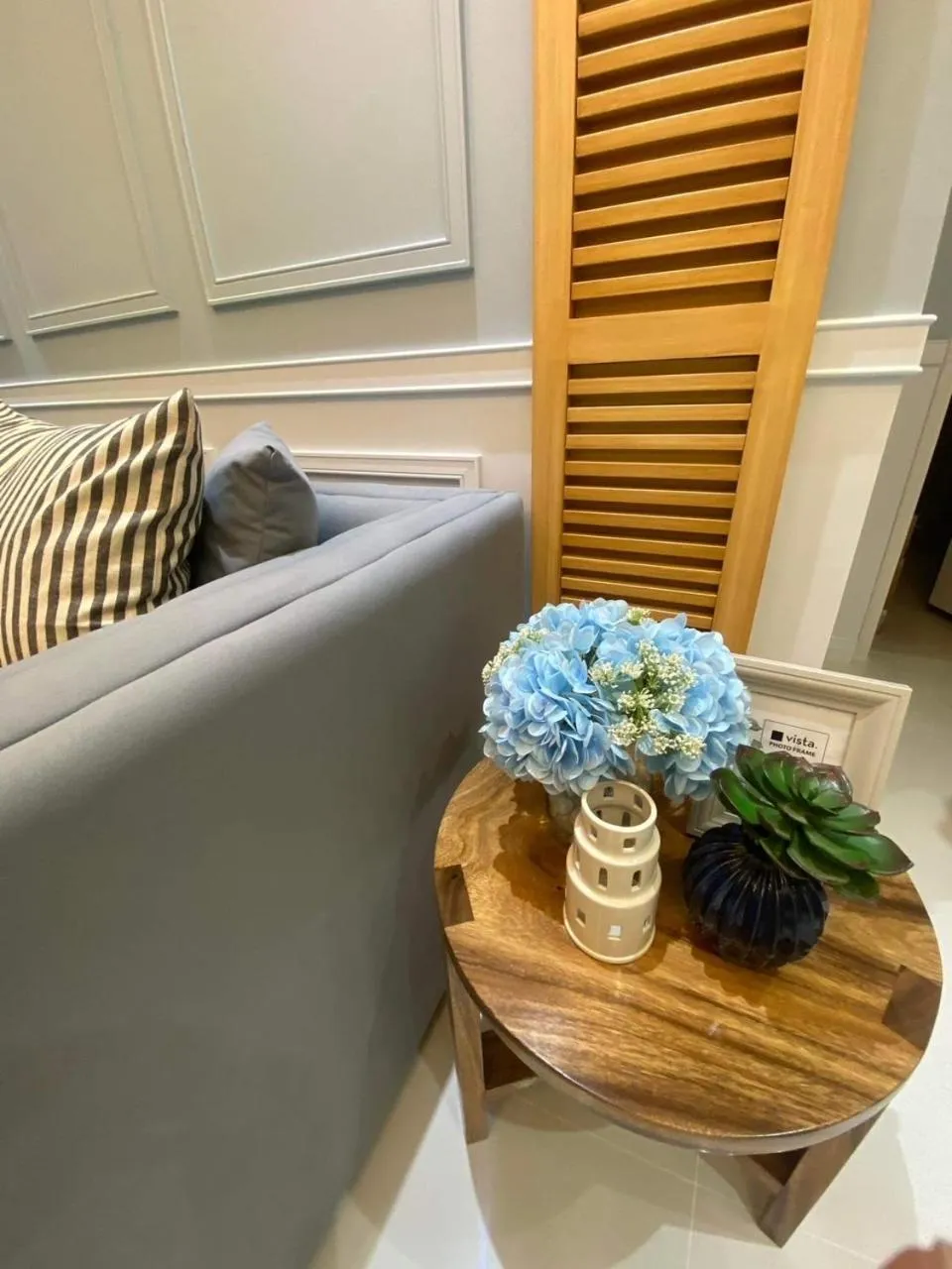 Living room in The Florence at McKinley Hill