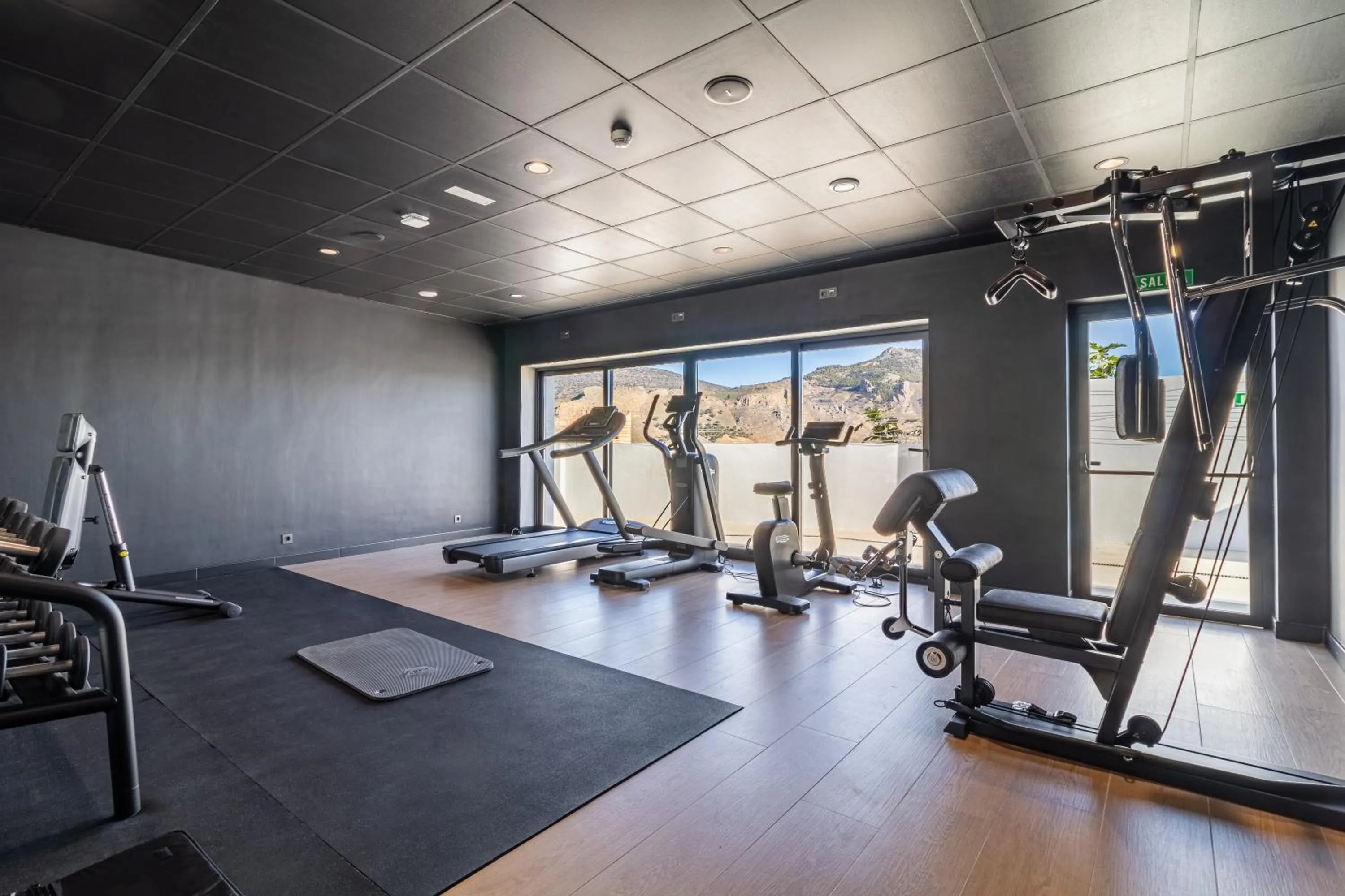 Fitness centre/facilities in Hotel El Mirador
