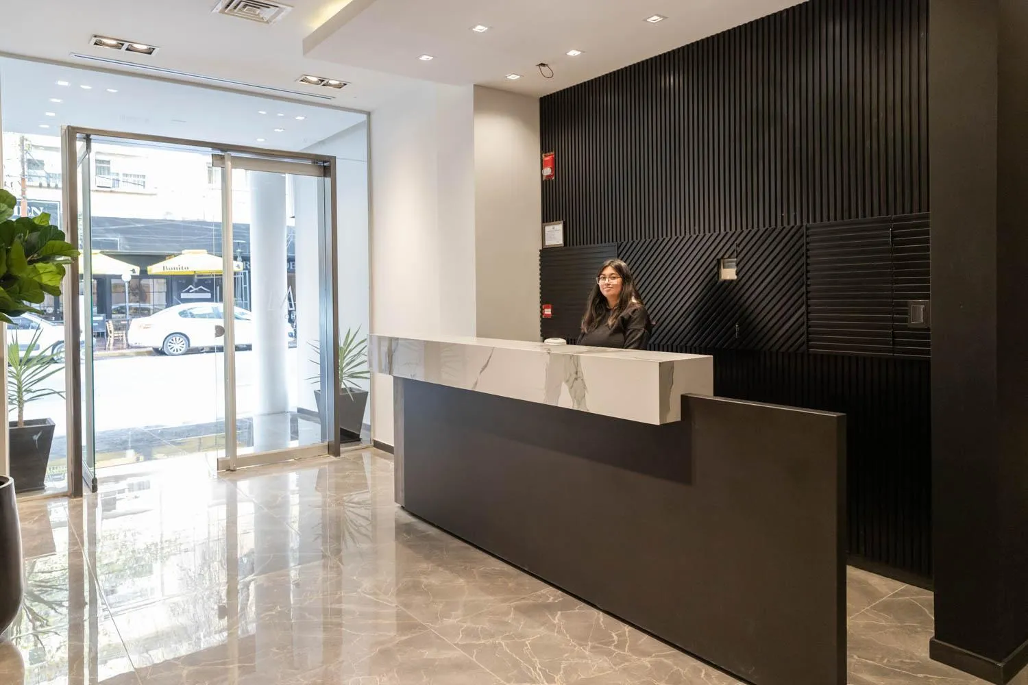 Lobby or reception in HOTEL M