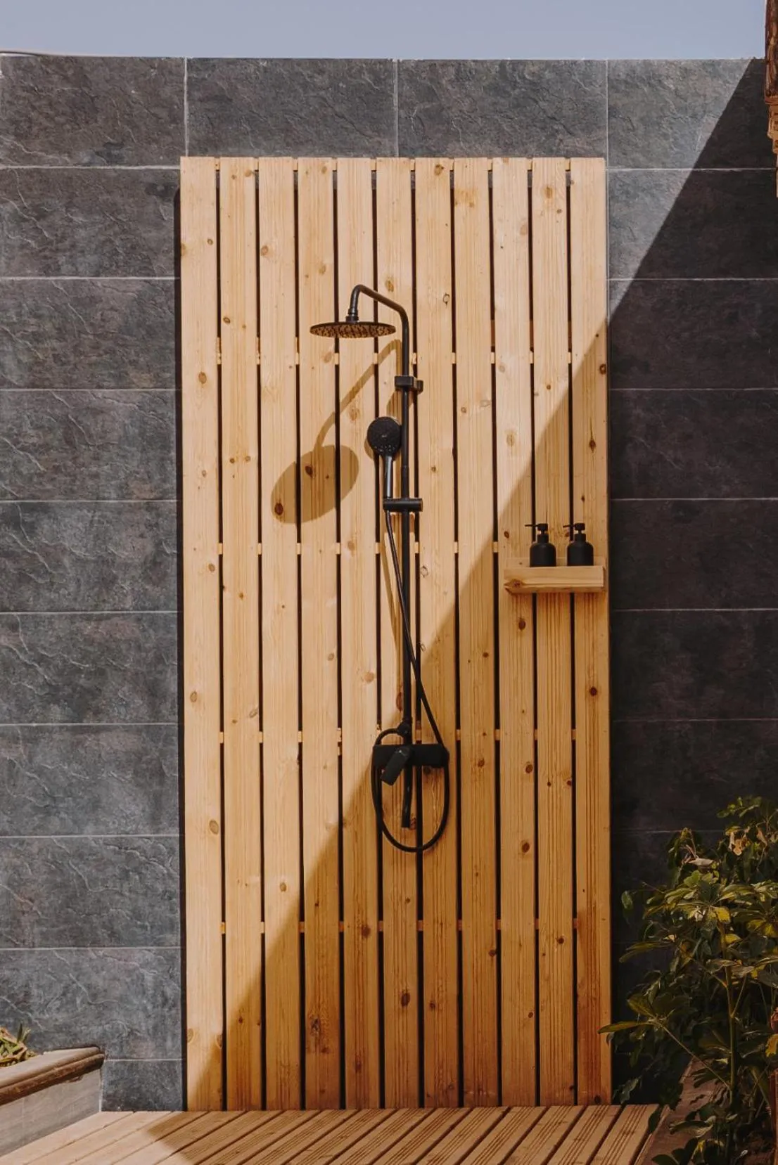 Shower in Caravan Dakhla by Our Habitas